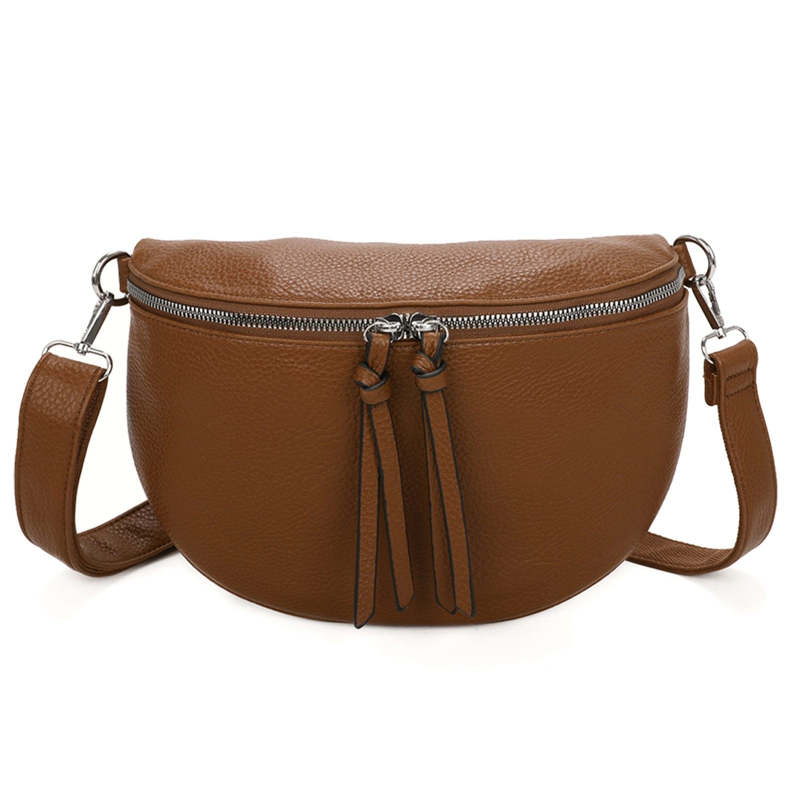 Gürteltasche Bauchtasche Umhängetasche Crossbody-Bag Kunstleder Italy-Design