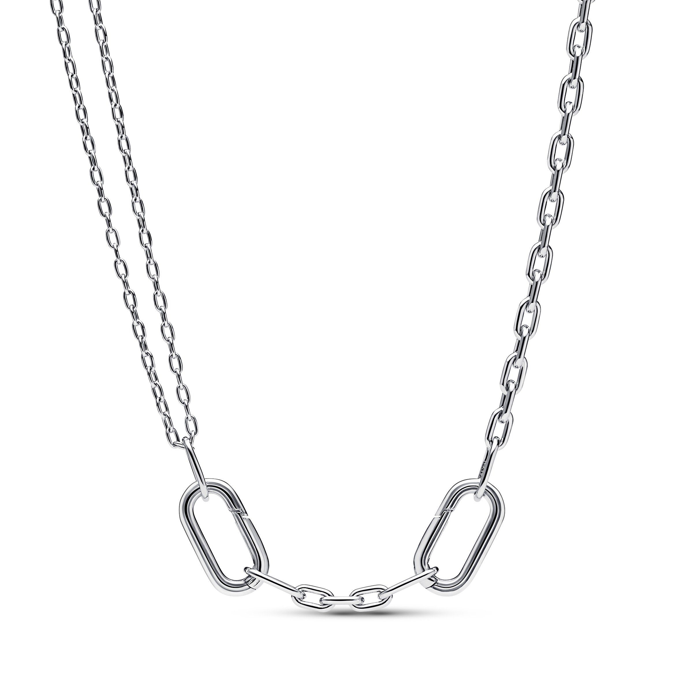Pandora Kette mit Anhänger Pandora ME Kette Double Link 392303C00-45 Silber