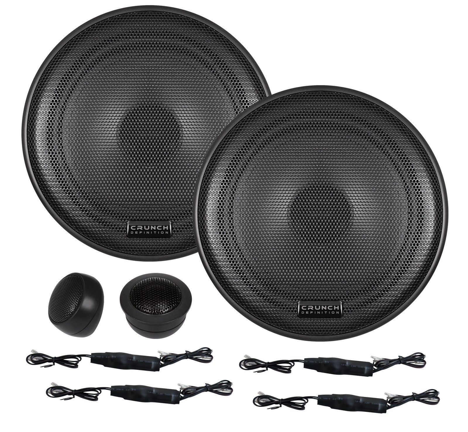 Crunch DSX6.2E 16,5 cm (6.5) Lautsprecher Komponentensystem super flach Auto-Lautsprecher (100 W)