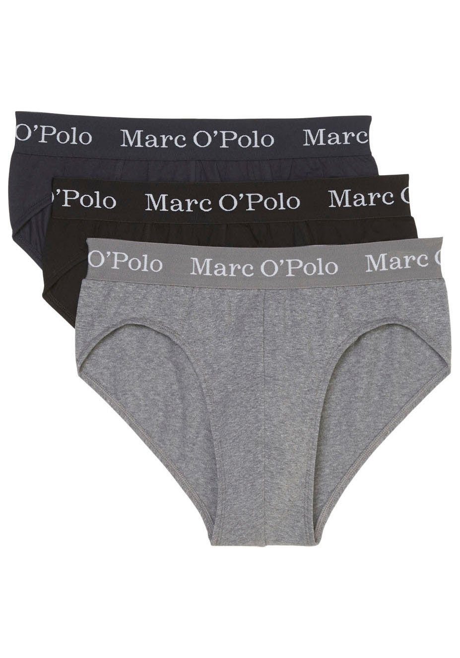 Marc O'Polo Slip Elements (Packung, 3-St) Softe Jersey Qualität mix