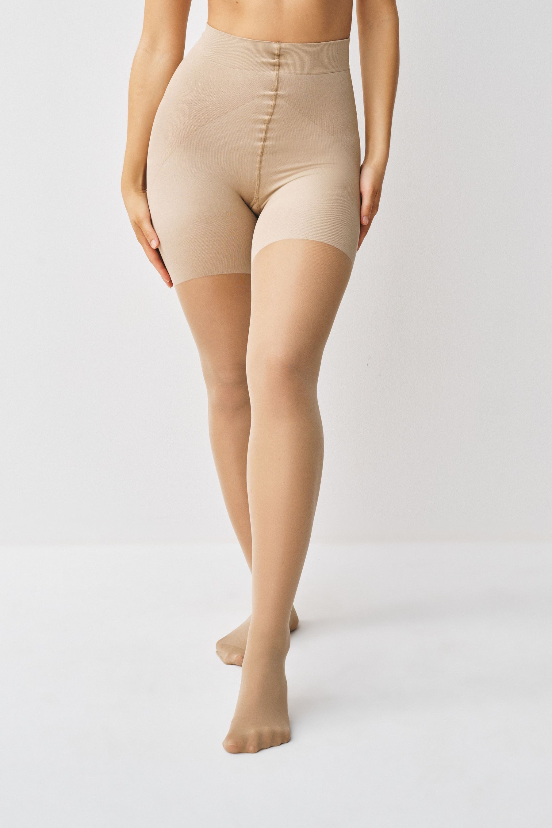 Next Stützstrumpfhose Bauch-/Po-/Oberschenkelformende Strumpfhose Glanz (1 St)