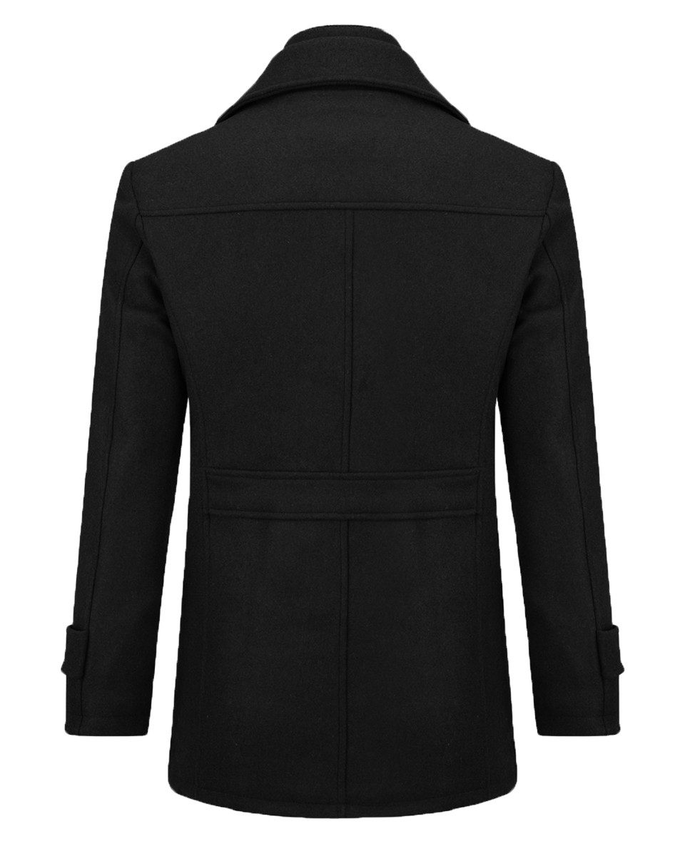 Allthemen Kurzmantel mit abnehmbarem Doppelkragen Wintermantel Herren vinta günstig online kaufen