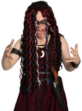 Maskworld Kostüm-Perücke Voodoopriesterin Perücke, Wirre Haare für irre Rituale