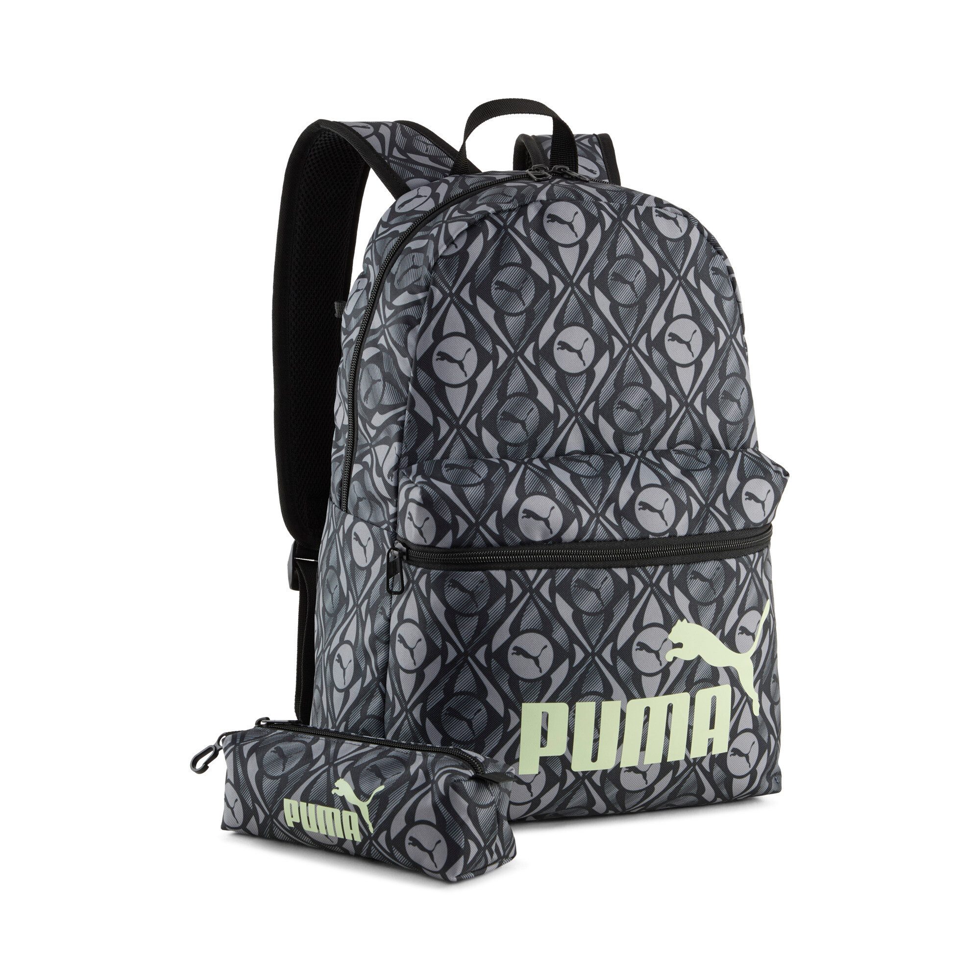 PUMA Rucksack PHASE AOP BACKPACK SET (2-tlg), für vielseitige Einsätze, sportlicher Stil