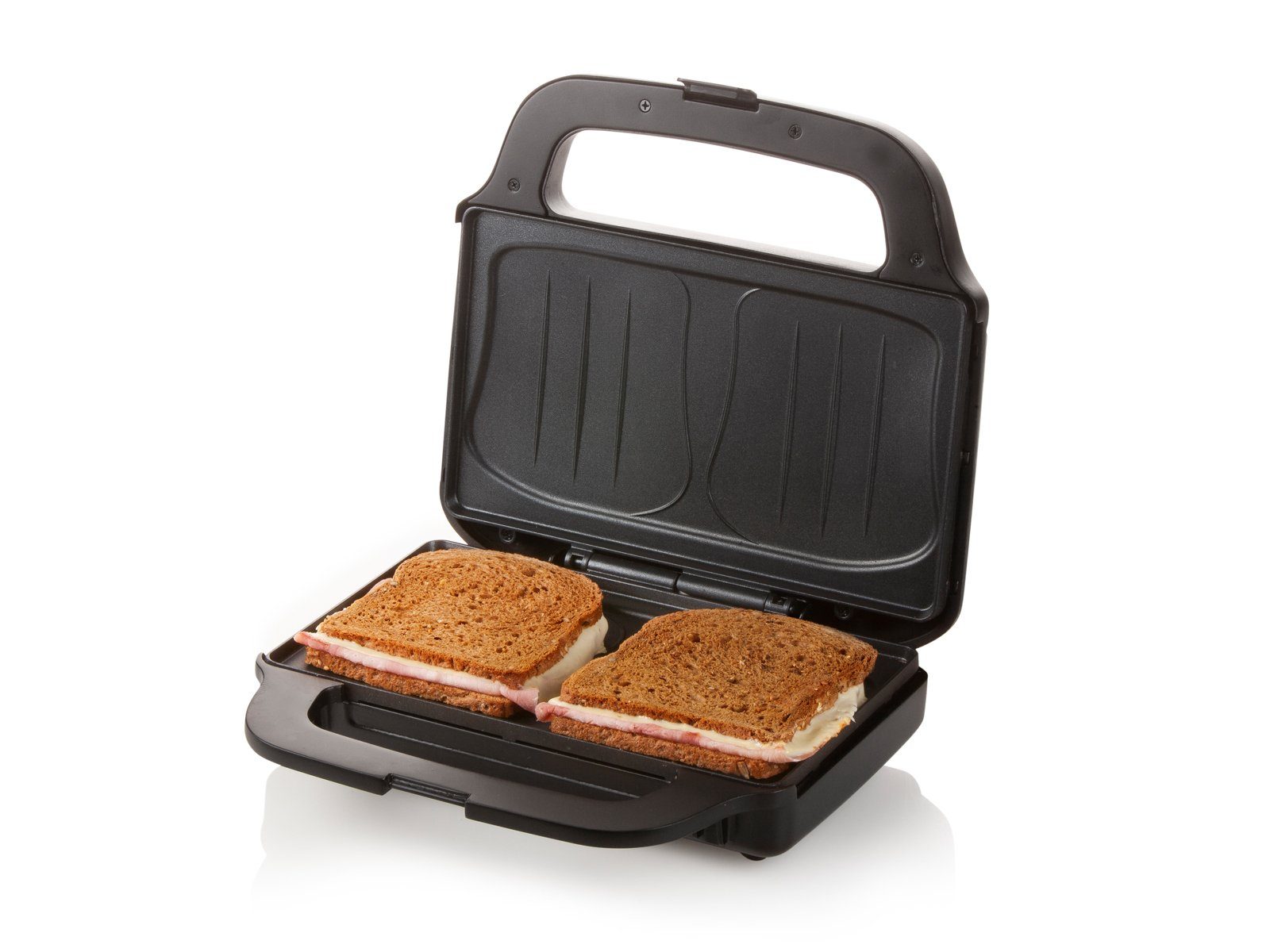 W, Panini-Maker Snack Domo 900 tief & Toaster 2er extra Toasties Sandwichmaker, Gabel große XXL