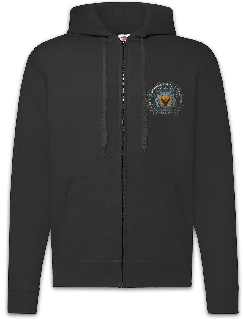 Sweatjacke Gotham Police Department Logo Zipper Hoodie Dept TV Serie Batman Dark