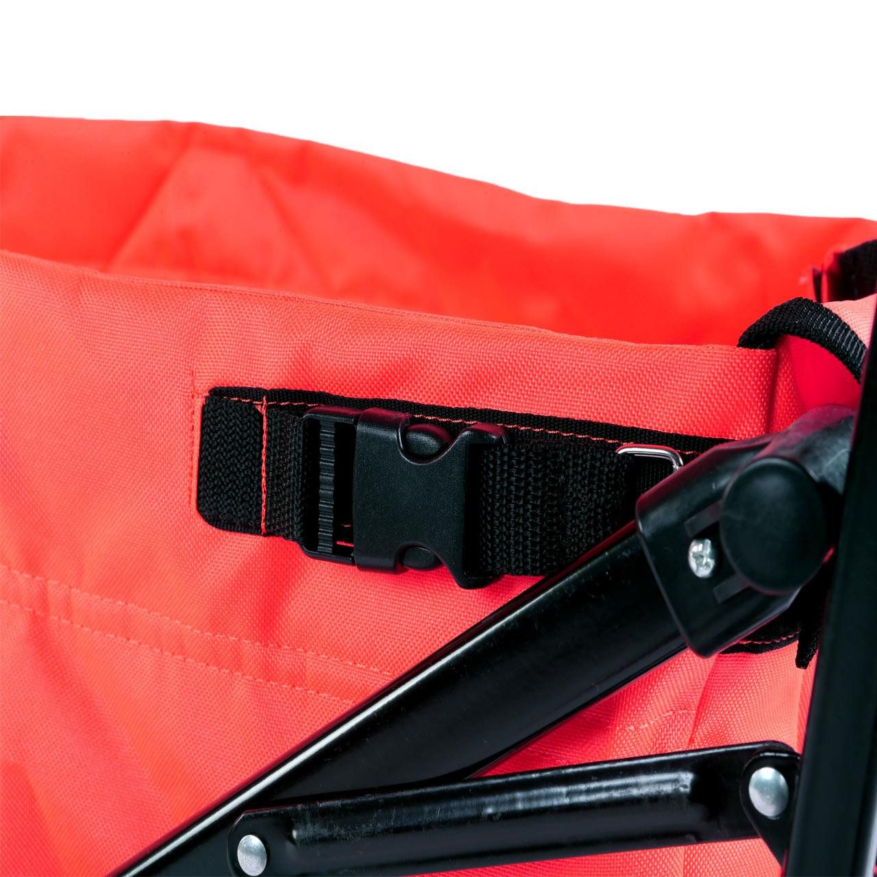 FUXTEC Bollerwagen FX-CT350, inkl. Sonnen-/Regendach, 75 kg Belastbarkeit, faltbar, kippsicher