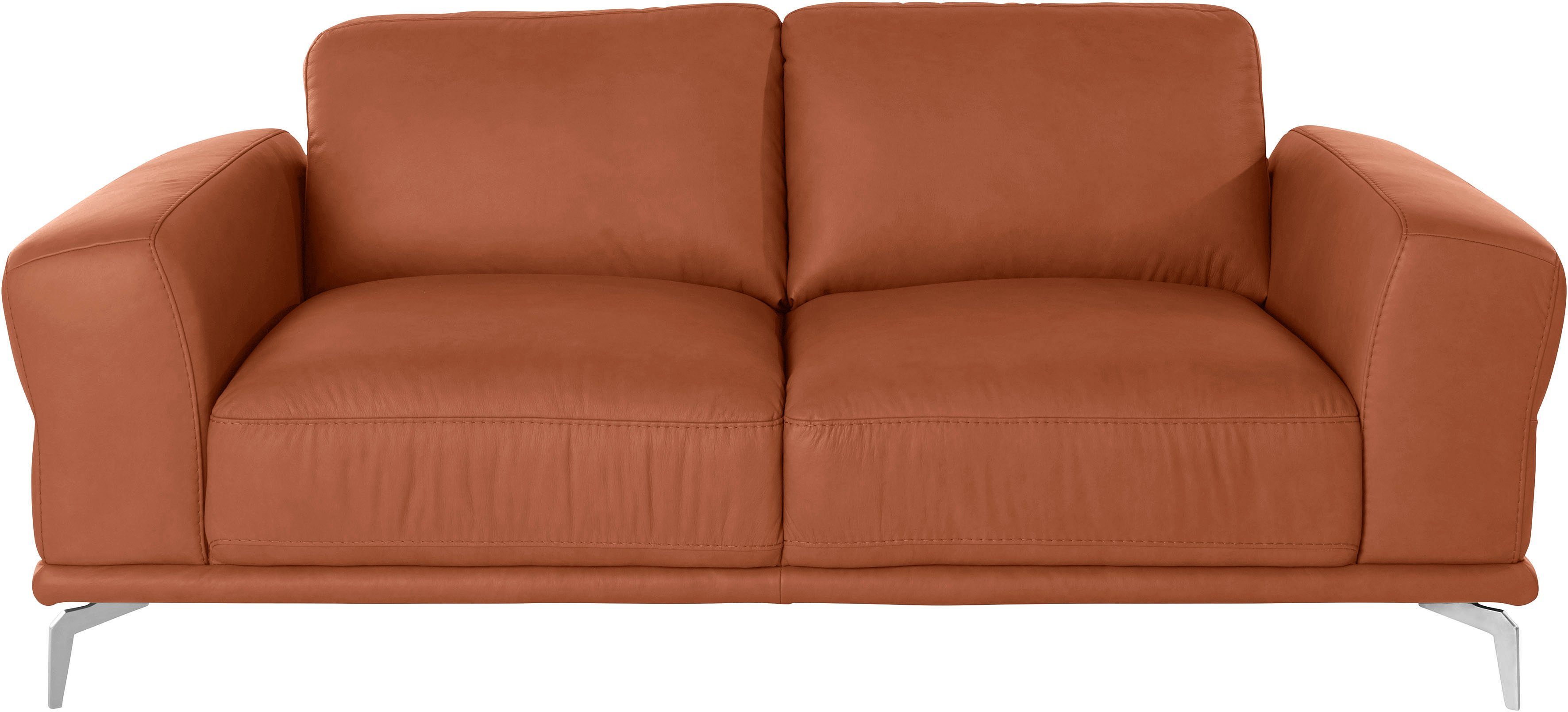 cm 2-Sitzer W.SCHILLIG in Chrom montanaa, glänzend, Metallfüßen mit 192 Breite