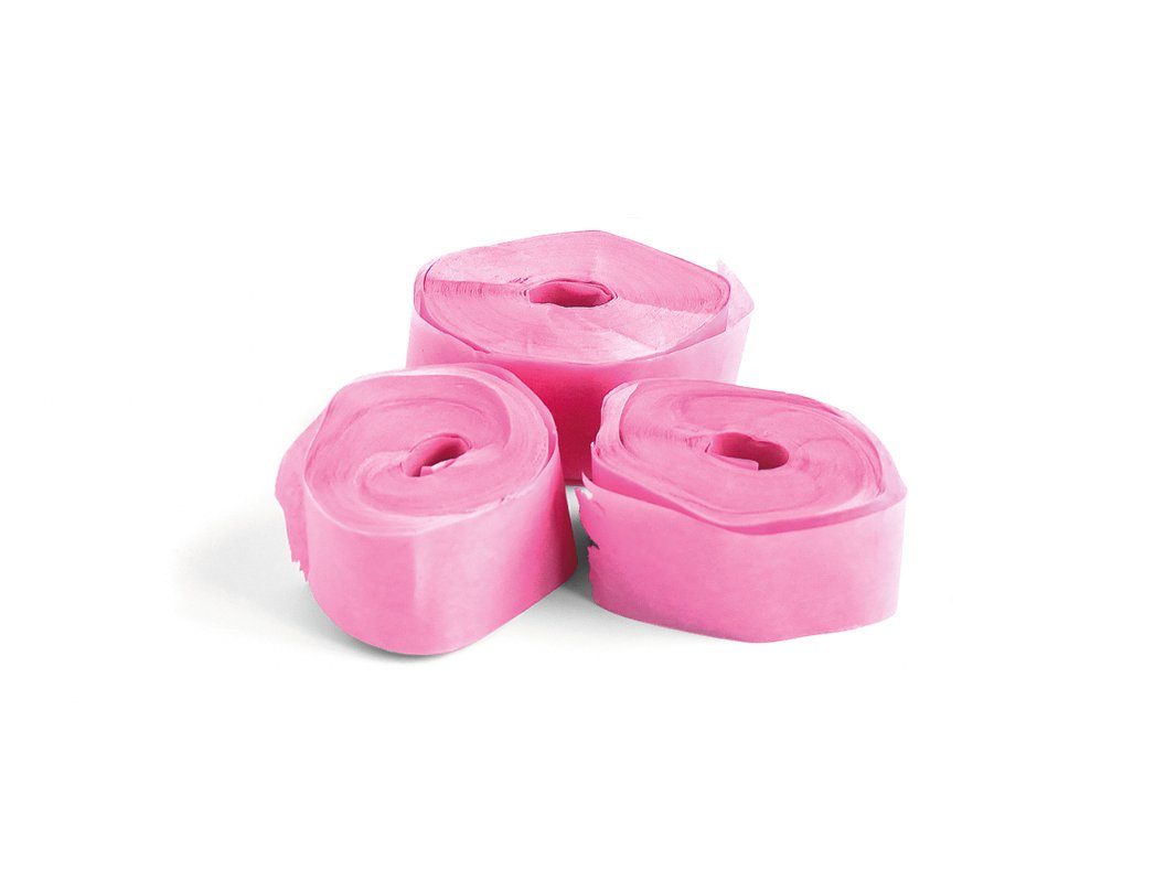 TCM Fx Konfetti Slowfall Streamer 10m x 1,5cm, 32x, verschiedene Farben erhältlich pink