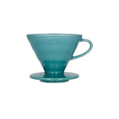 Hario Handfilter HARIO Kaffeefilter V60 VDC-02 in Blau 1-4 Tassen, Porzellan