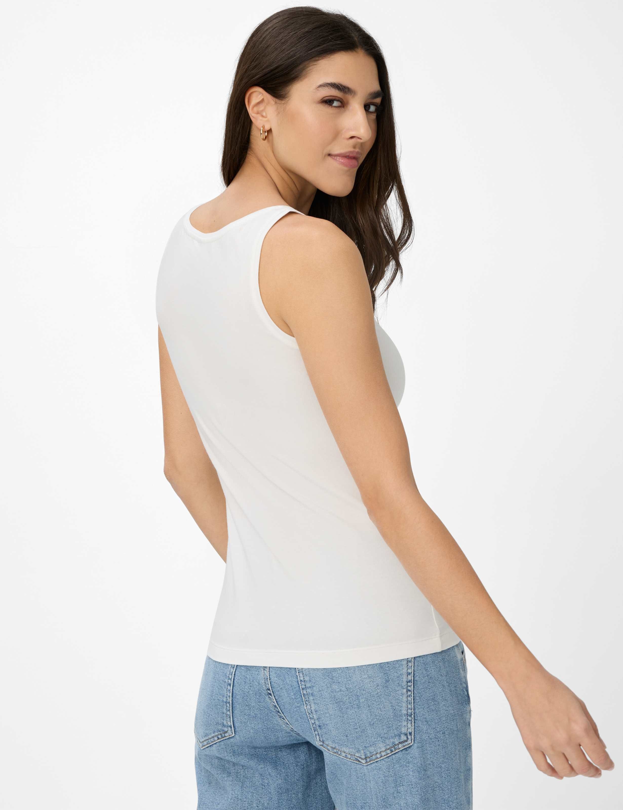 Brax Kurzarmshirt Style SILVY Jersey: Top im Baumwoll-Modal-Mix – Bild 2 von 5