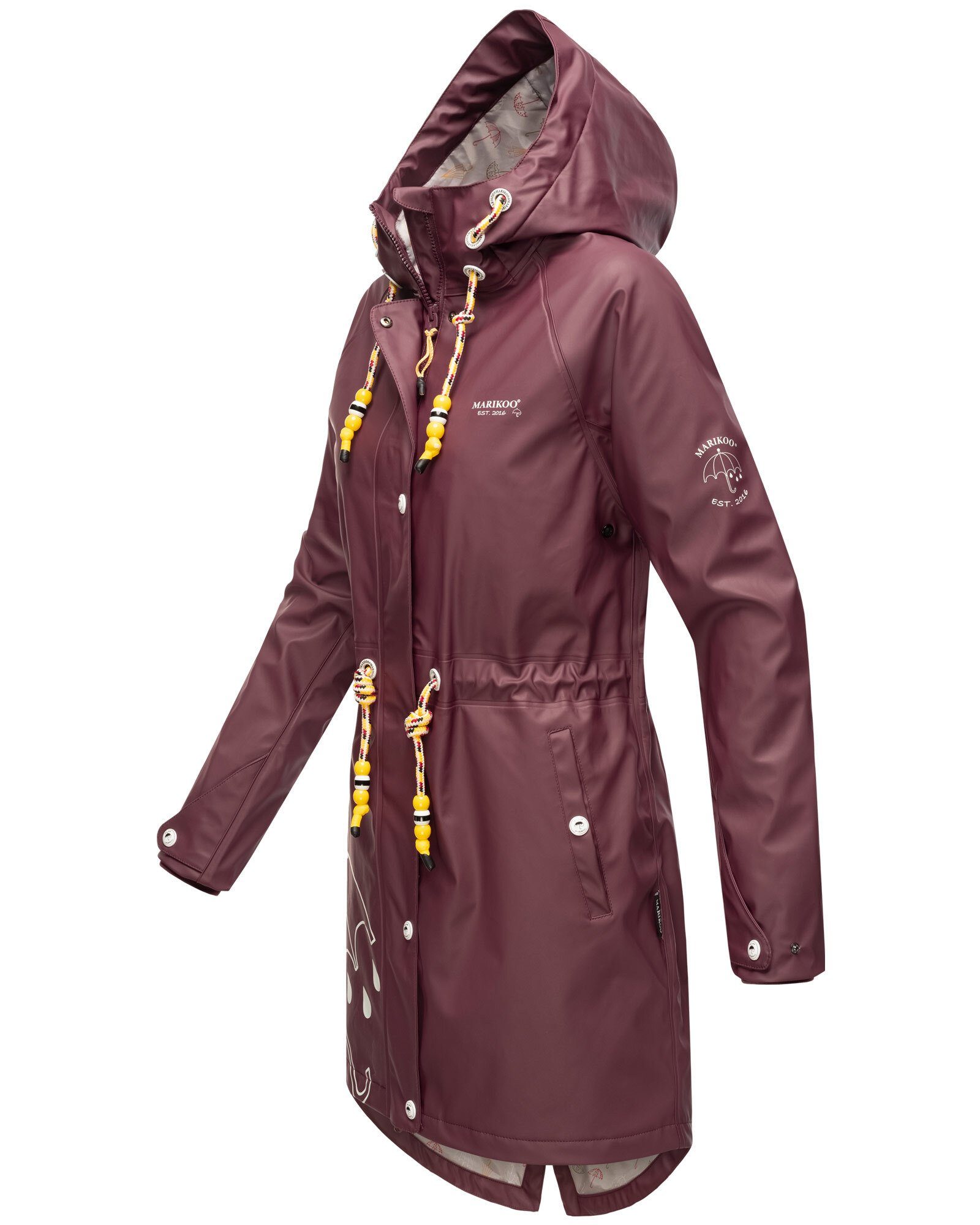 Marikoo Outdoorjacke Dancing Umbrella mit einer großen Kapuze – Bild 3 von 5