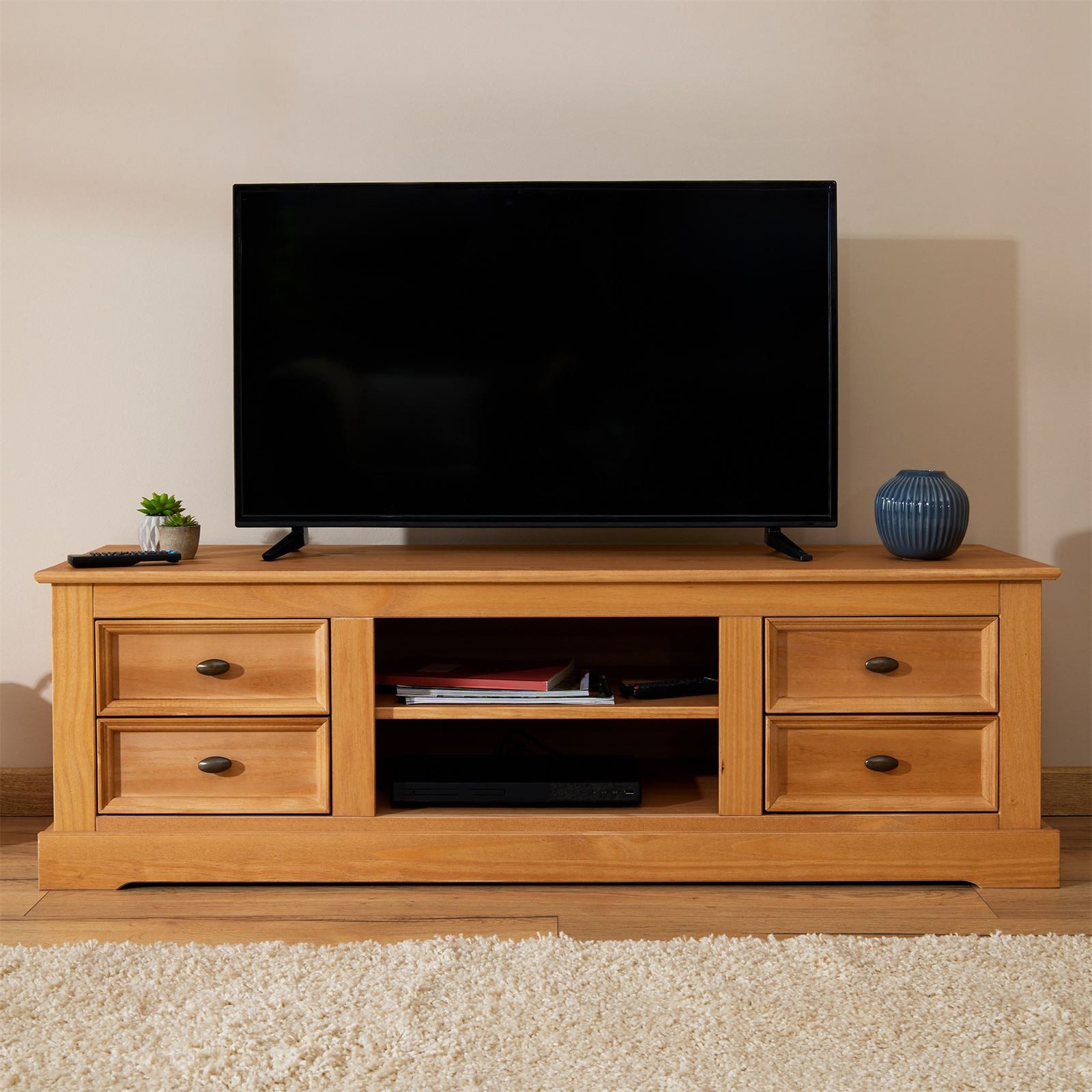 IDIMEX Lowboard KENT, TV Lowboard Kommode Hifi-Tisch Fernsehschrank Medienmöbel Rack Bank Ki