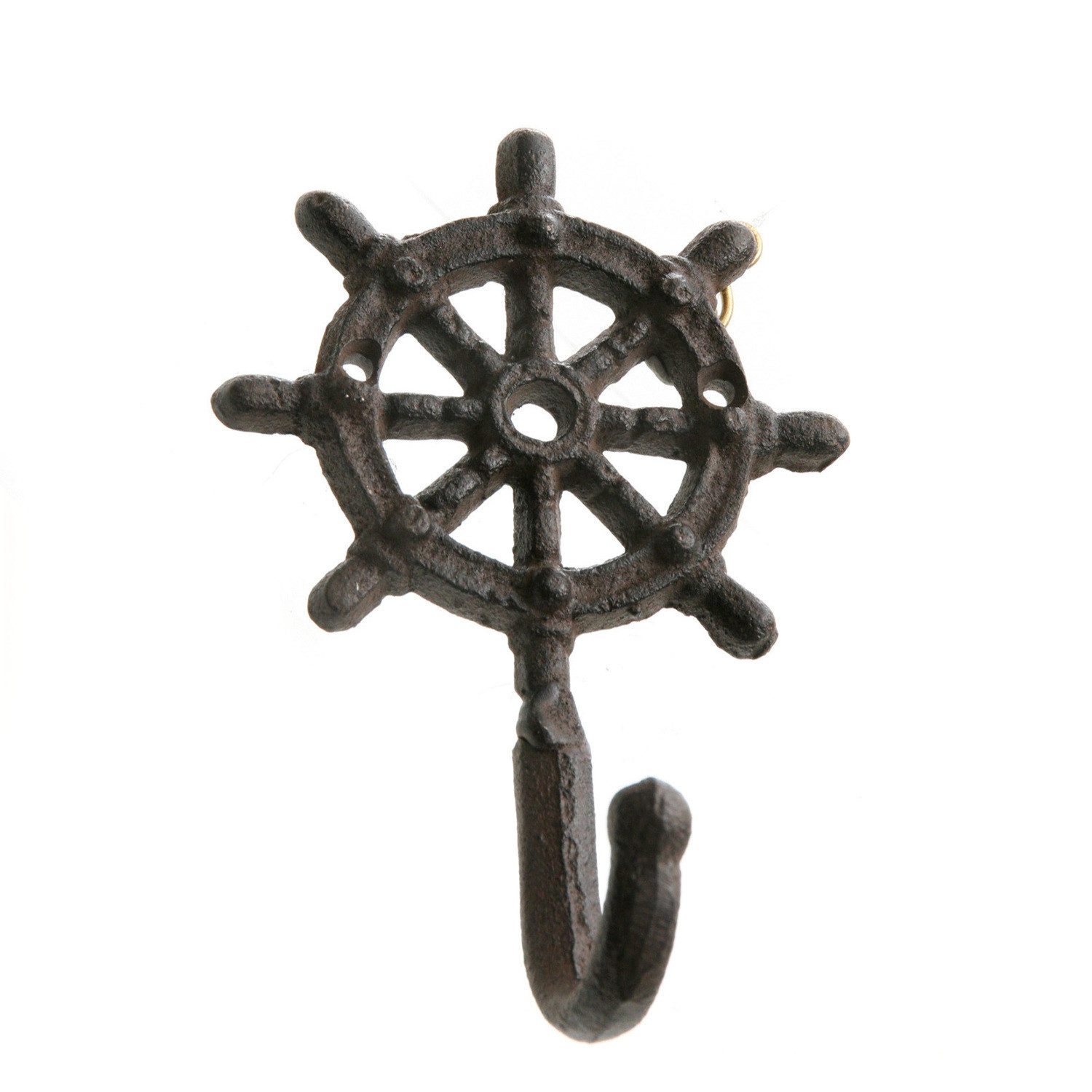 Dragimex Kleiderhaken Steuerrad Kleiderhaken aus Gusseisen