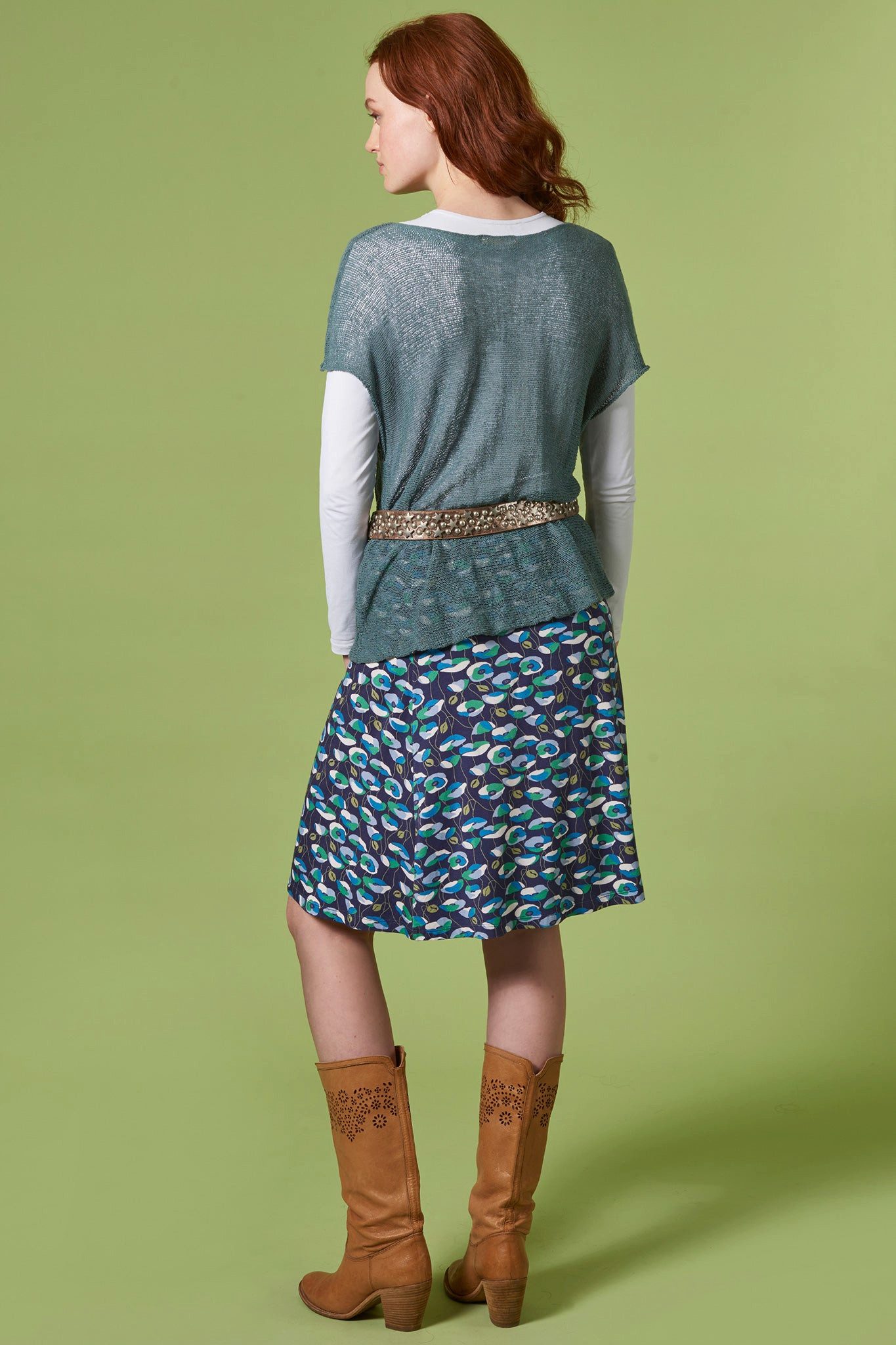 Himalaya Clothing Strickrock Rock Damen mit floralem Print - Sommerrock aus günstig online kaufen