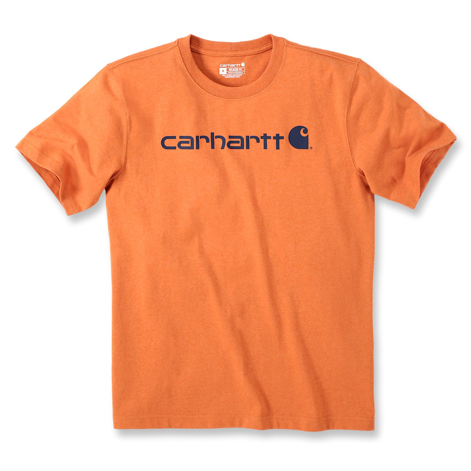 Carhartt Print-Shirt Carhartt Core Logo Marmalade