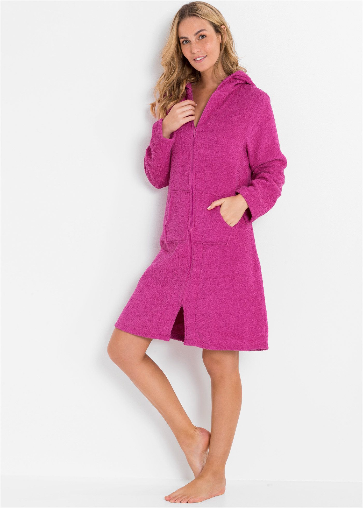 bonprix Bademantel, Baumwolle