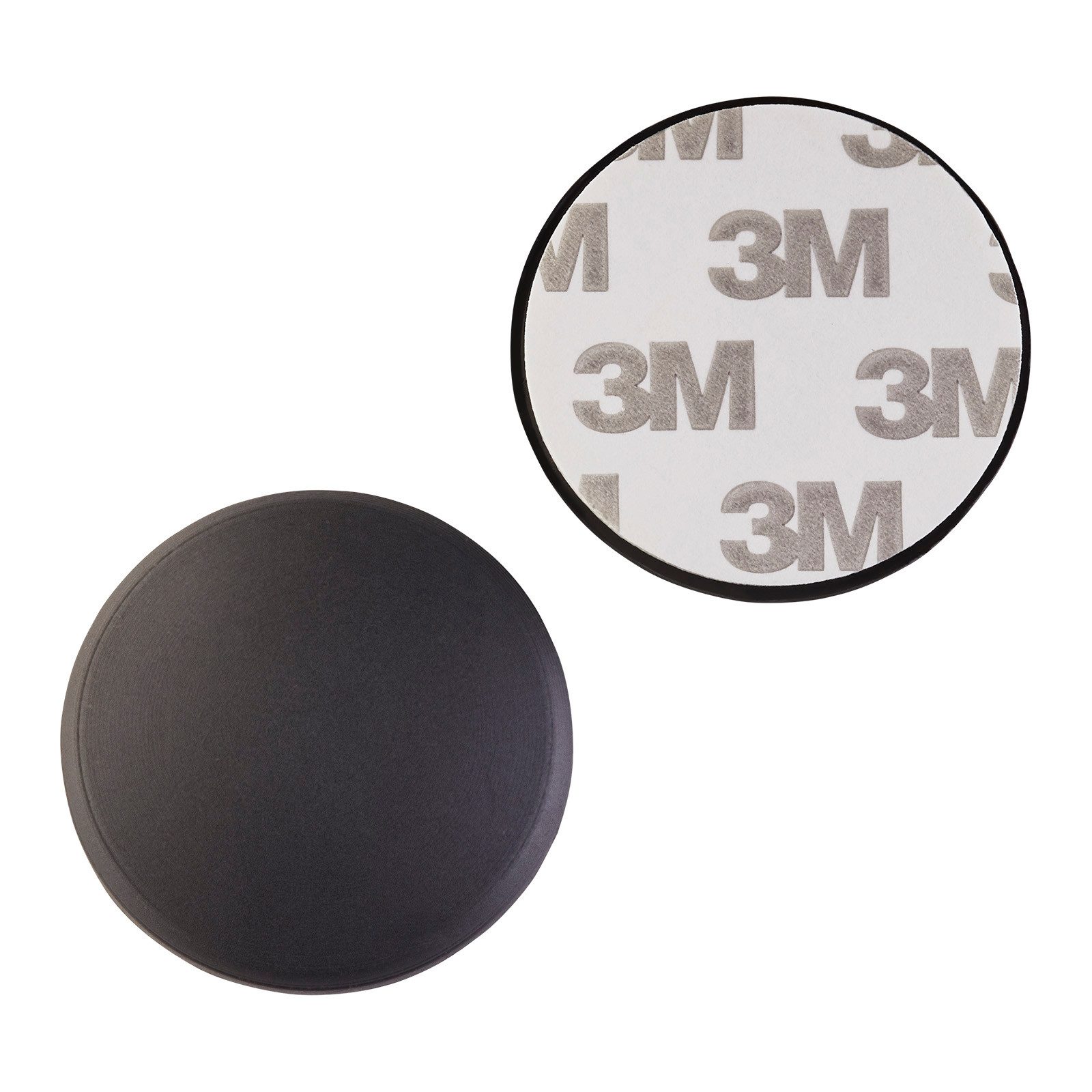 SO-TECH® Wandtürstopper Wandpuffer Türpuffer Ø 40 mm H: 9 mm (Spar-Set, 10 St), schwarz, perfekter Schutz für Wände und Möbel – Bild 5 von 5