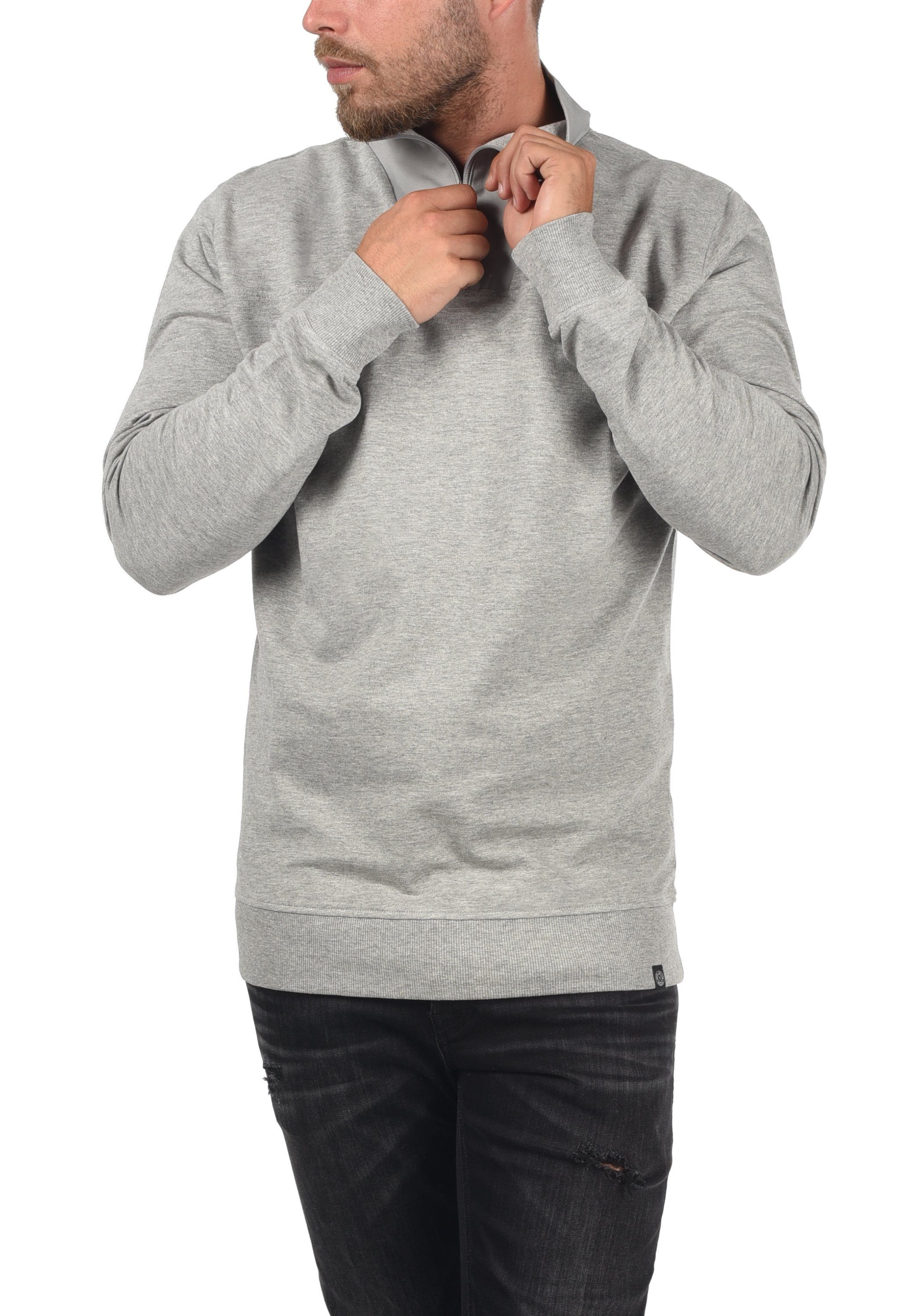 Solid Sweatshirt SDJorke Grey (1840051) Sweatpulli Melange
