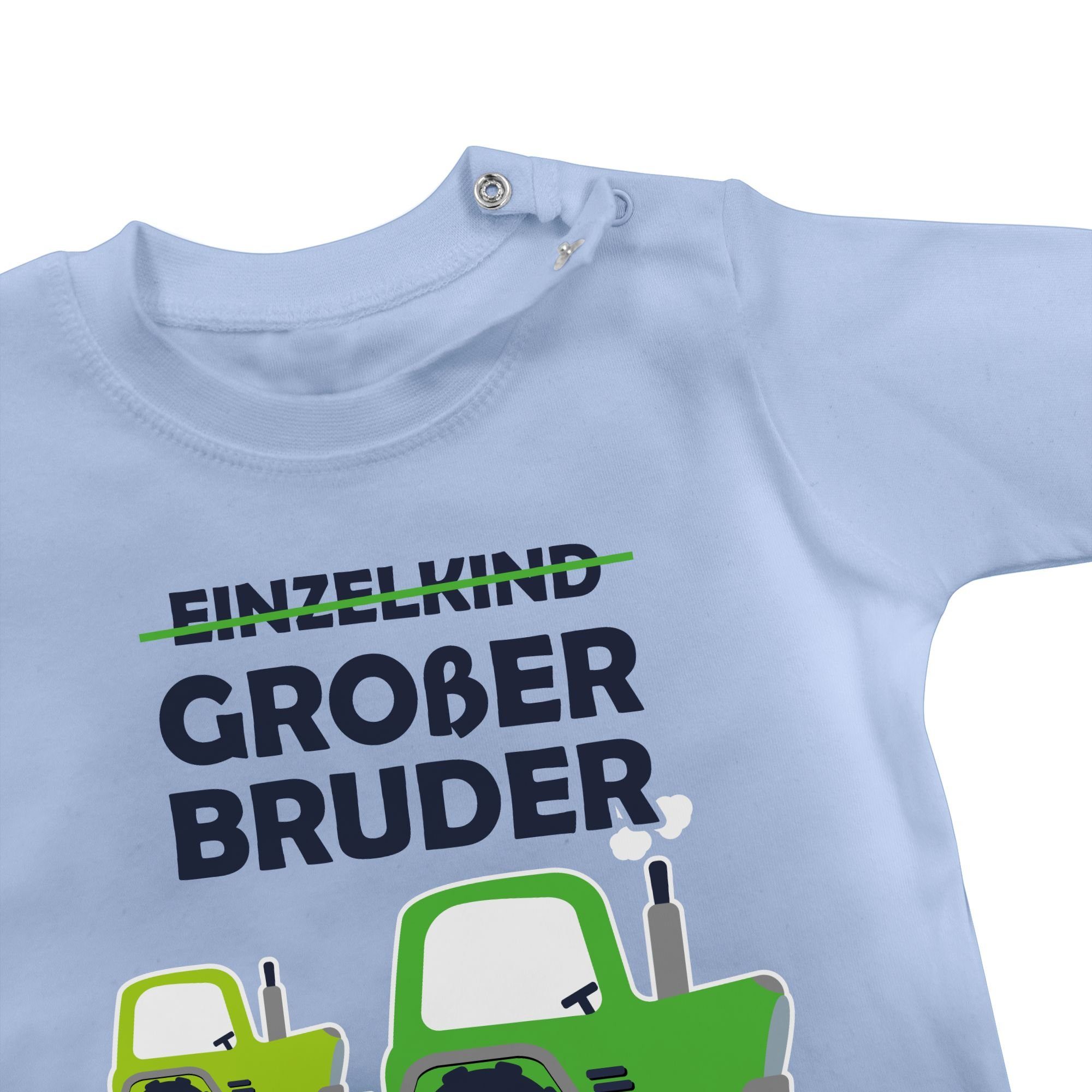 T-Shirt Traktor 1 2023 Großer Großer Bruder Shirtracer Babyblau Bruder Einzelkind