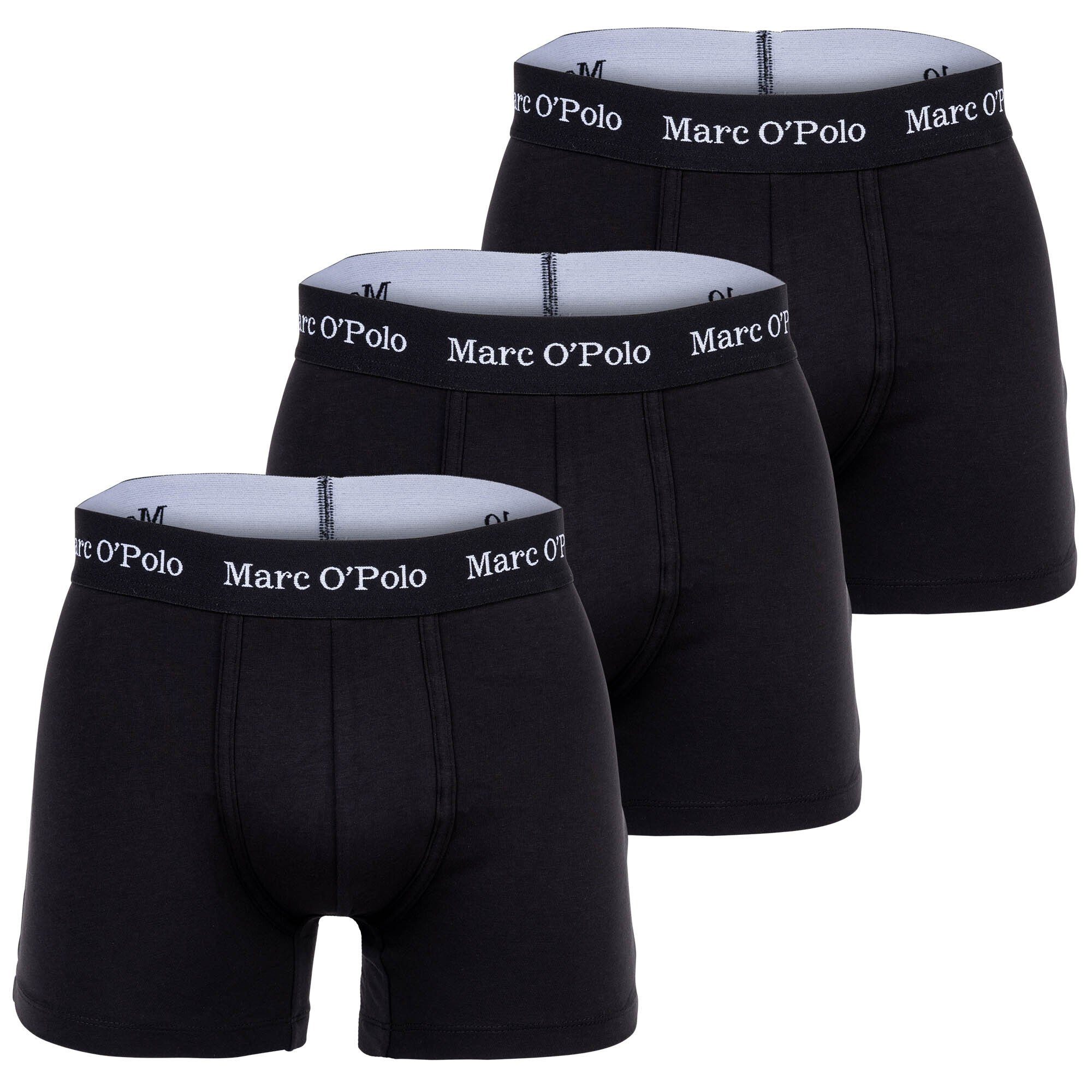 Marc O'Polo Boxer Herren Boxer Shorts, 3er Pack - Boxer,Organic Schwarz