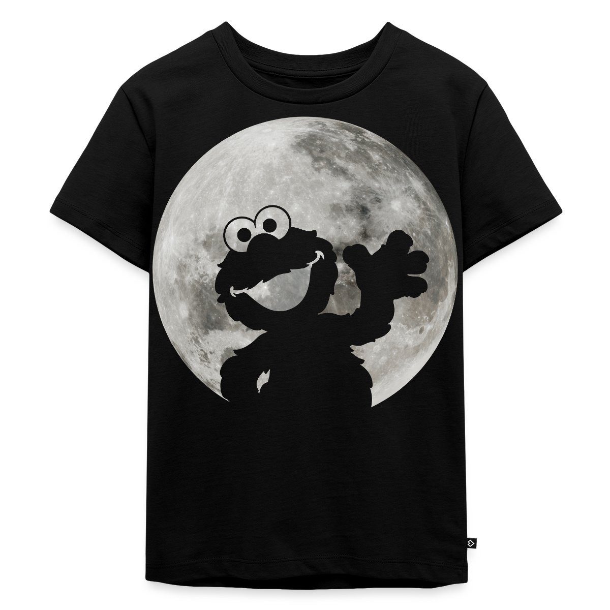 T-Shirt Sesamstraße Elmo Im Vollmond Kinder Premium T-Shirt