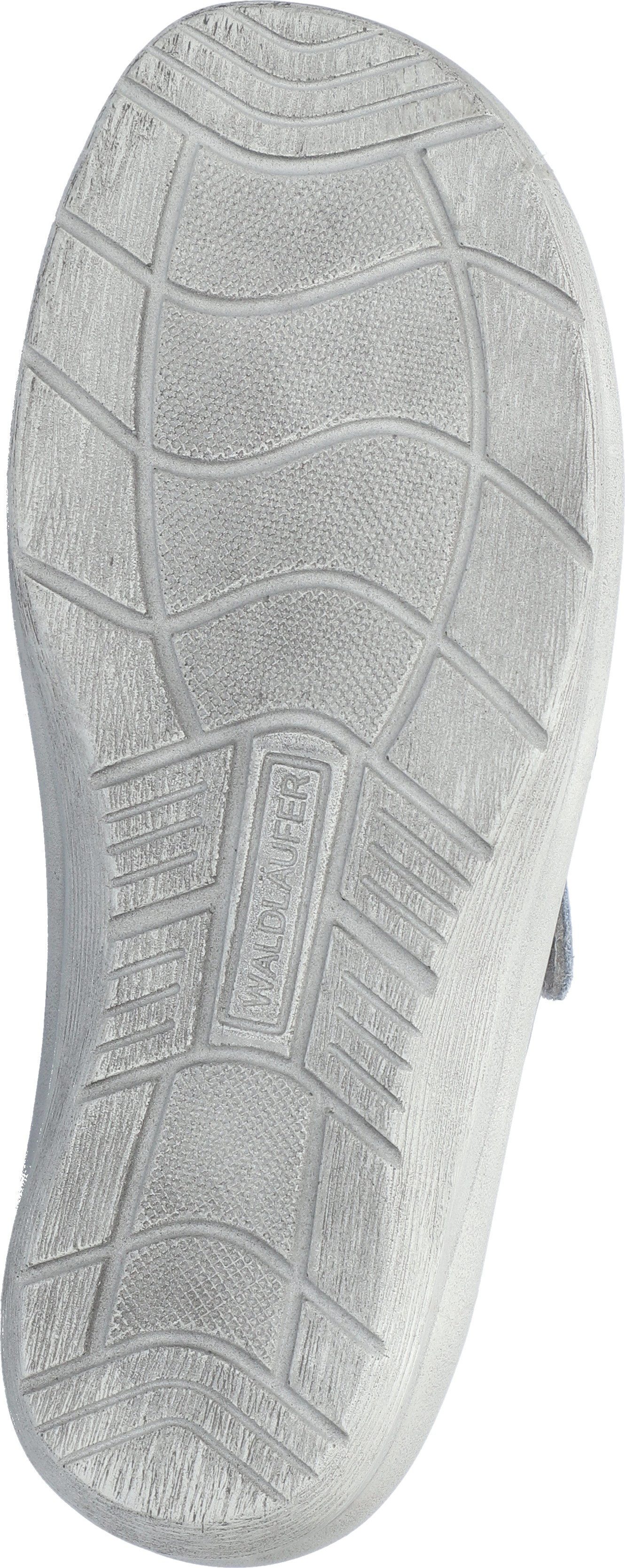 Waldläufer Merle Pantolette Hausschuh, Bequemschuh, Keilpantolette mit Klettverschlüssen, M-Weite