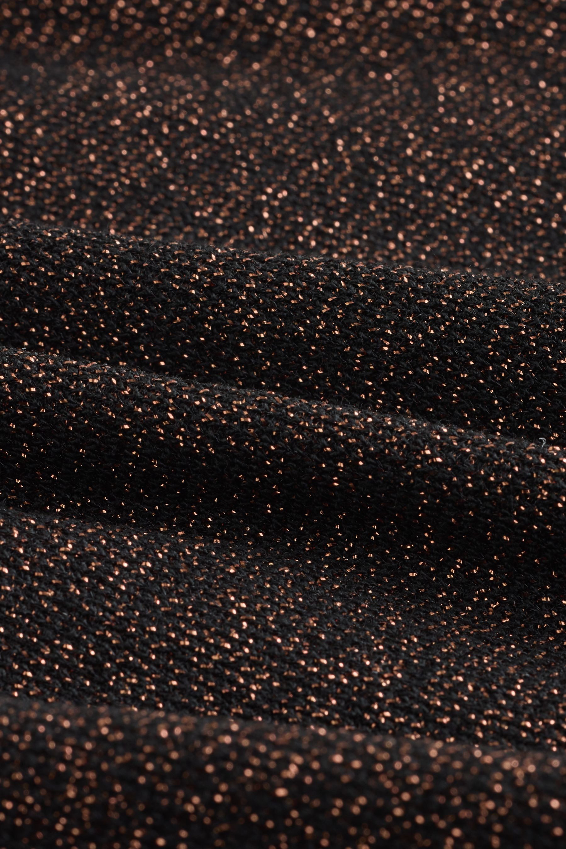 Next Palazzohose Glitzernde Metallic-Hose mit weitem Bein (1-tlg) günstig online kaufen