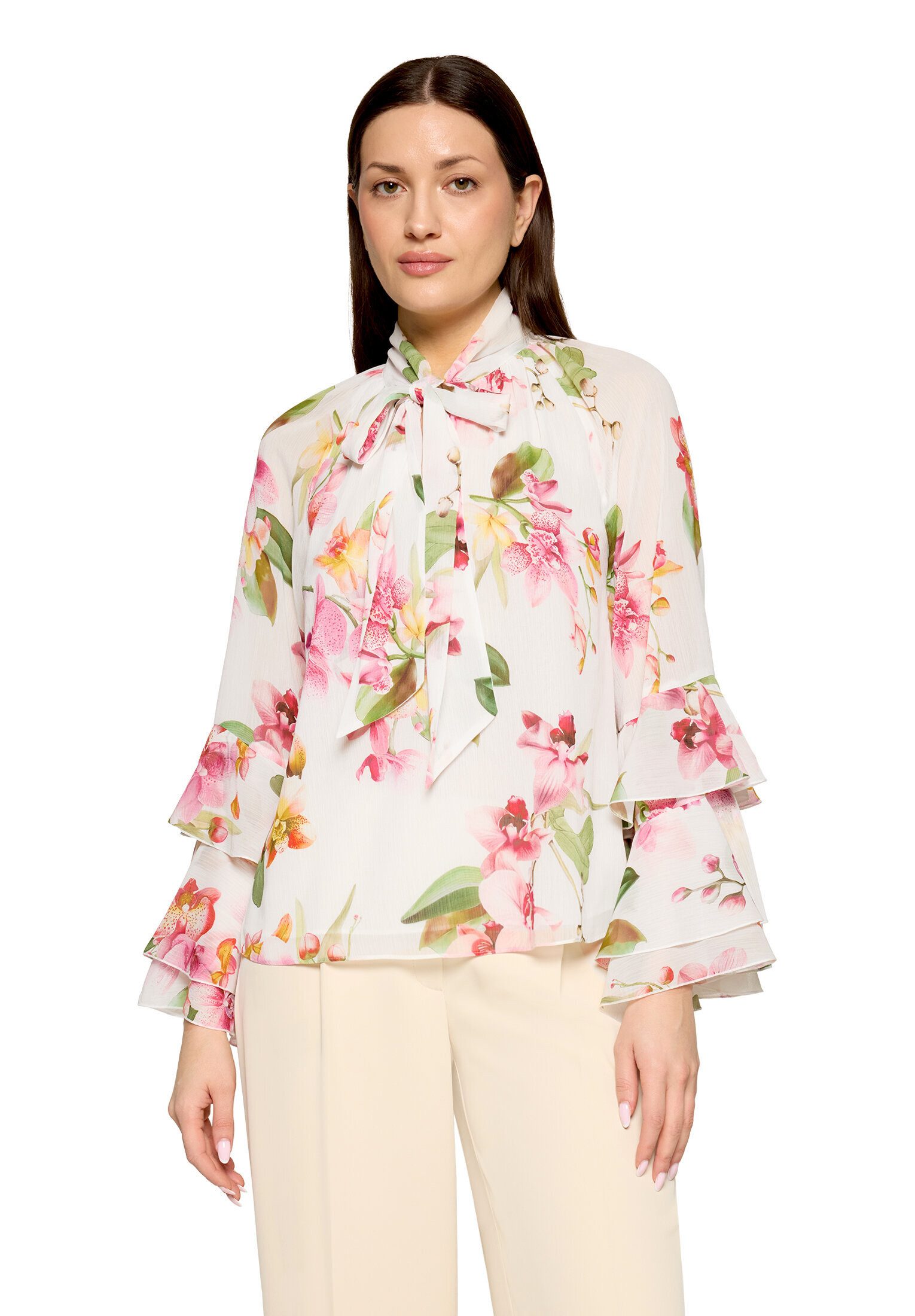 Vera Mont Chiffonbluse Damen mit Volant