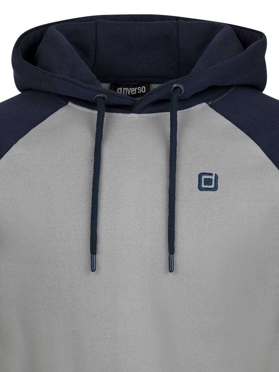 riverso Kapuzenpullover Herren Hoodie RIVNino Regular Fit Longsleeve Sweatshirt mit Kängurutasche – Bild 4 von 5