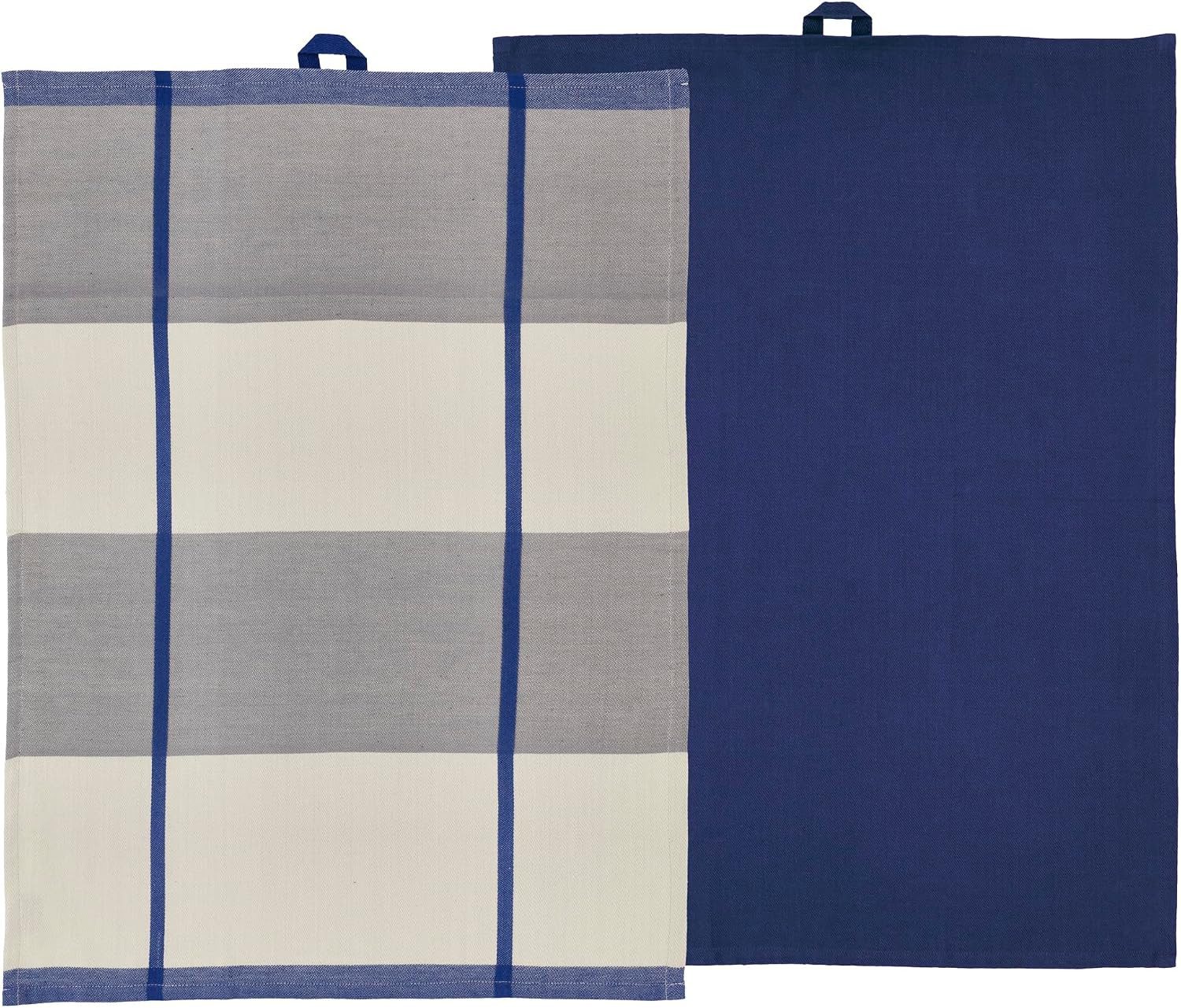 Södahl Ersatzscherkopf Södahl Geschirrtuch 50x70 Blocks 2 Stck. Royal Blue
