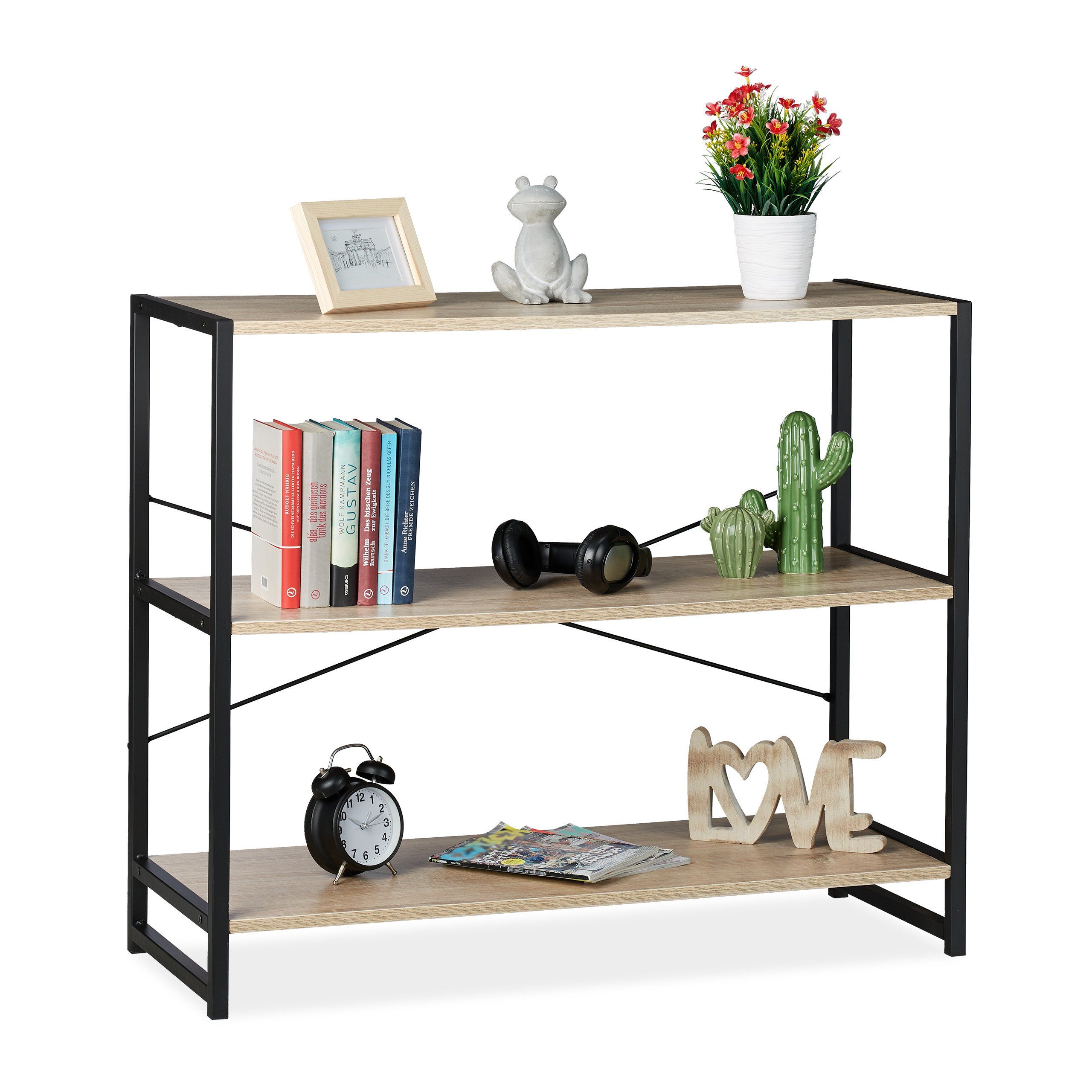 relaxdays Standregal mit 3 Fäch günstig online kaufen