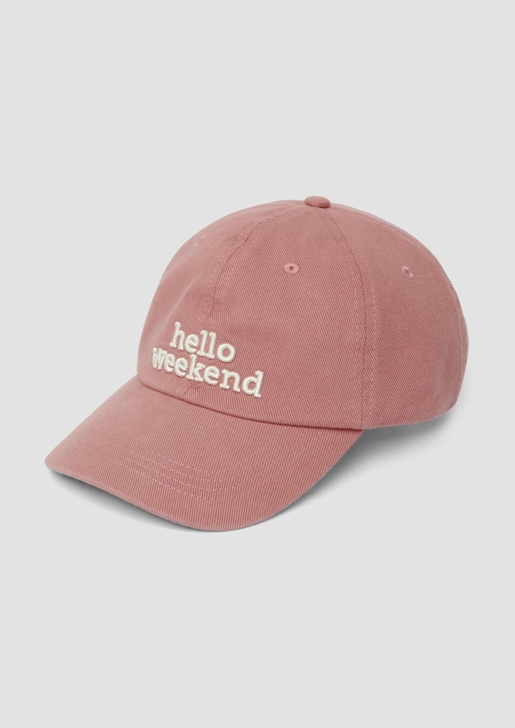 s.Oliver Snapback Cap Kappe Cap aus Baumwolle mit Stickerei