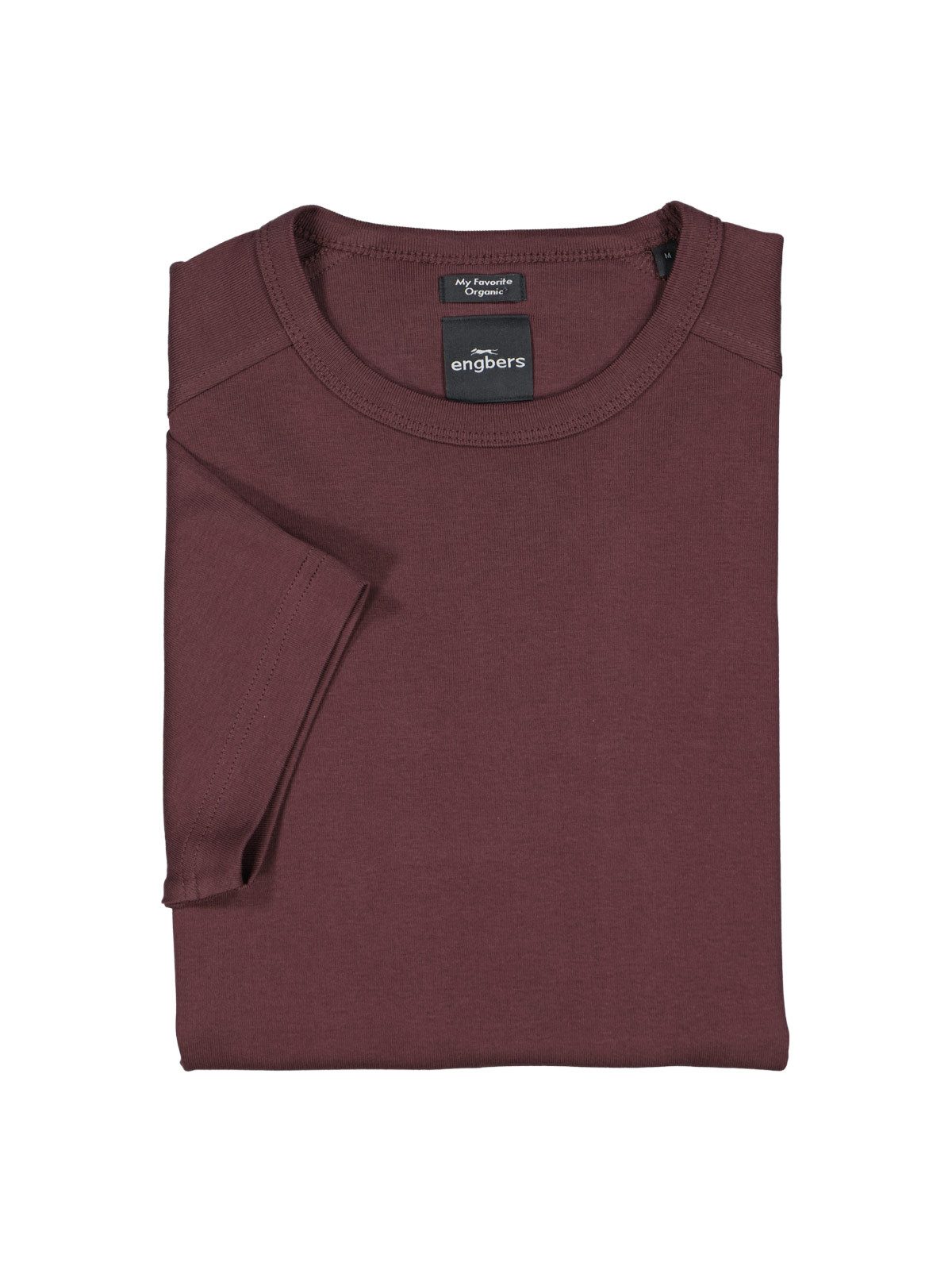 Engbers T-Shirt Herren T-Shirt "My Favorite" organic, Dunkelrot