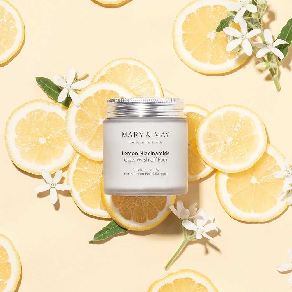 MARY & MAY Körperpflegemittel Mary & May, Lemon Niacinamide Glow Wash off Pack - 125 g