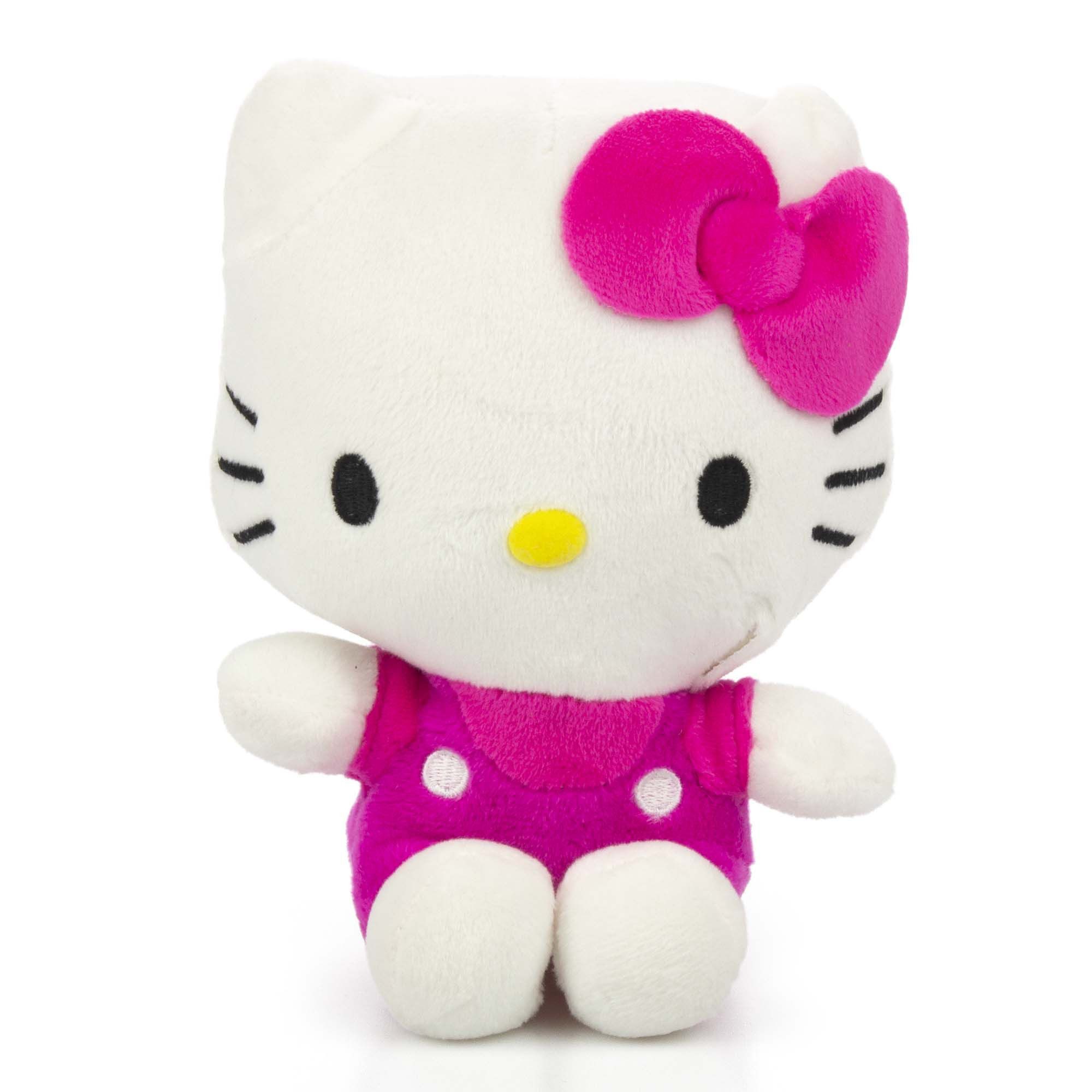 Tinisu Plüschfigur Hello Kitty Stofftier - 18 cm Kuscheltier Kinder weiches Plüschtier