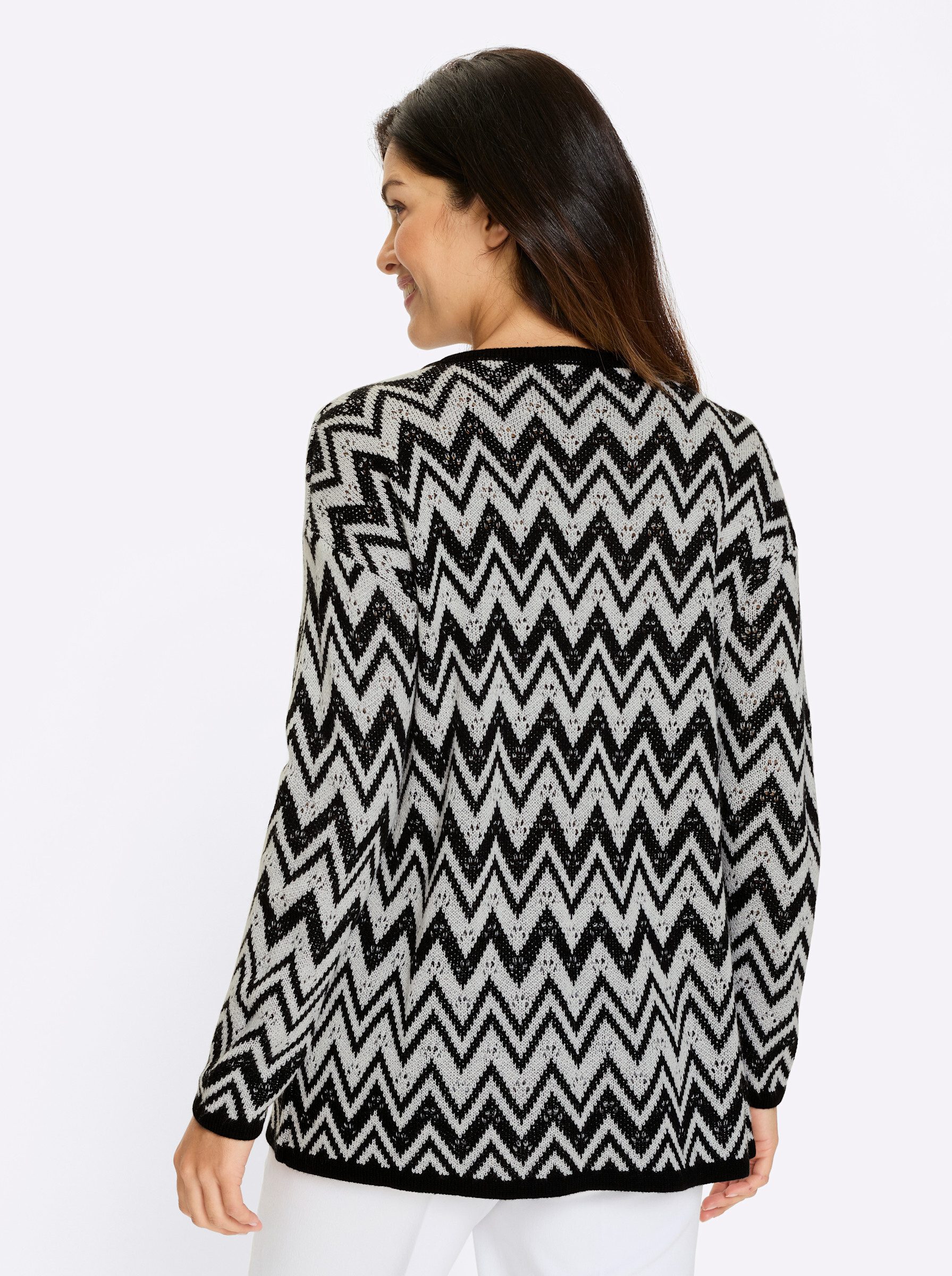 Sieh an! Strickpullover Longpullover . günstig online kaufen