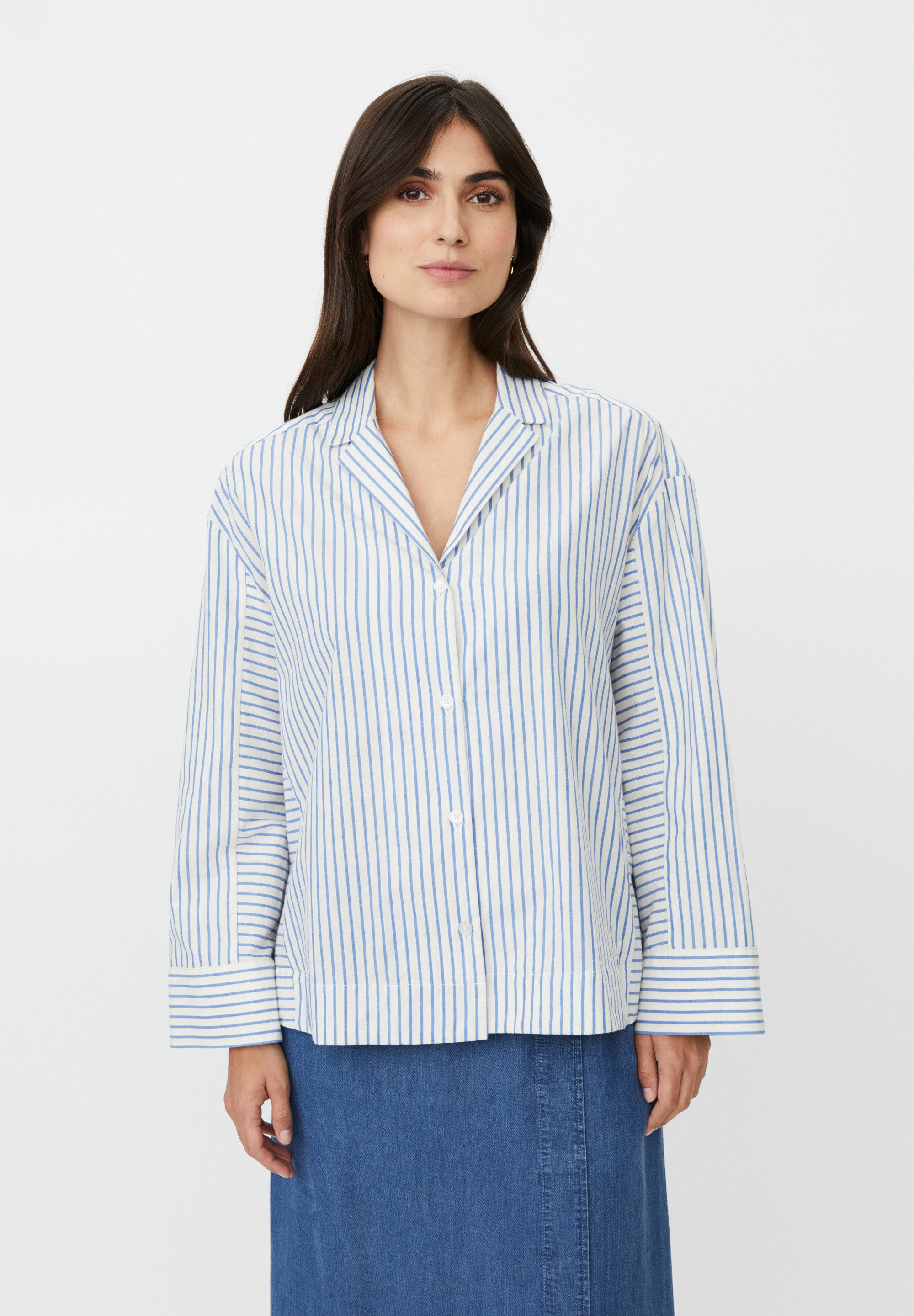 Masai Businessshirt MaIsolisse gesticktes Masai-Logo