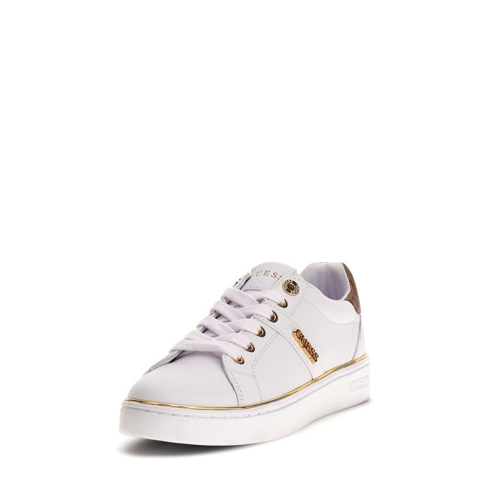 Guess Guess - BRITZ - Weiß Schnürschuh