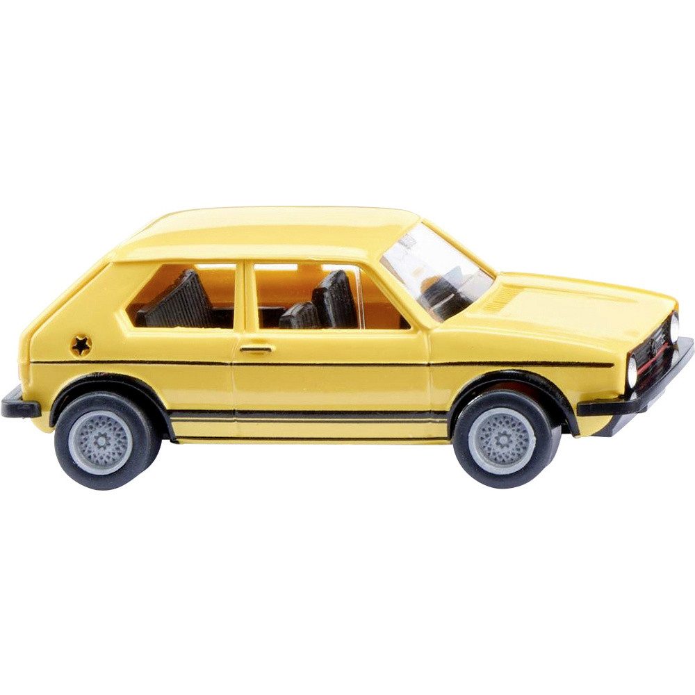 Wiking Modelleisenbahn-Straße Wiking 004505 H0 PKW Modell Volkswagen Golf I GTI, lemongelb
