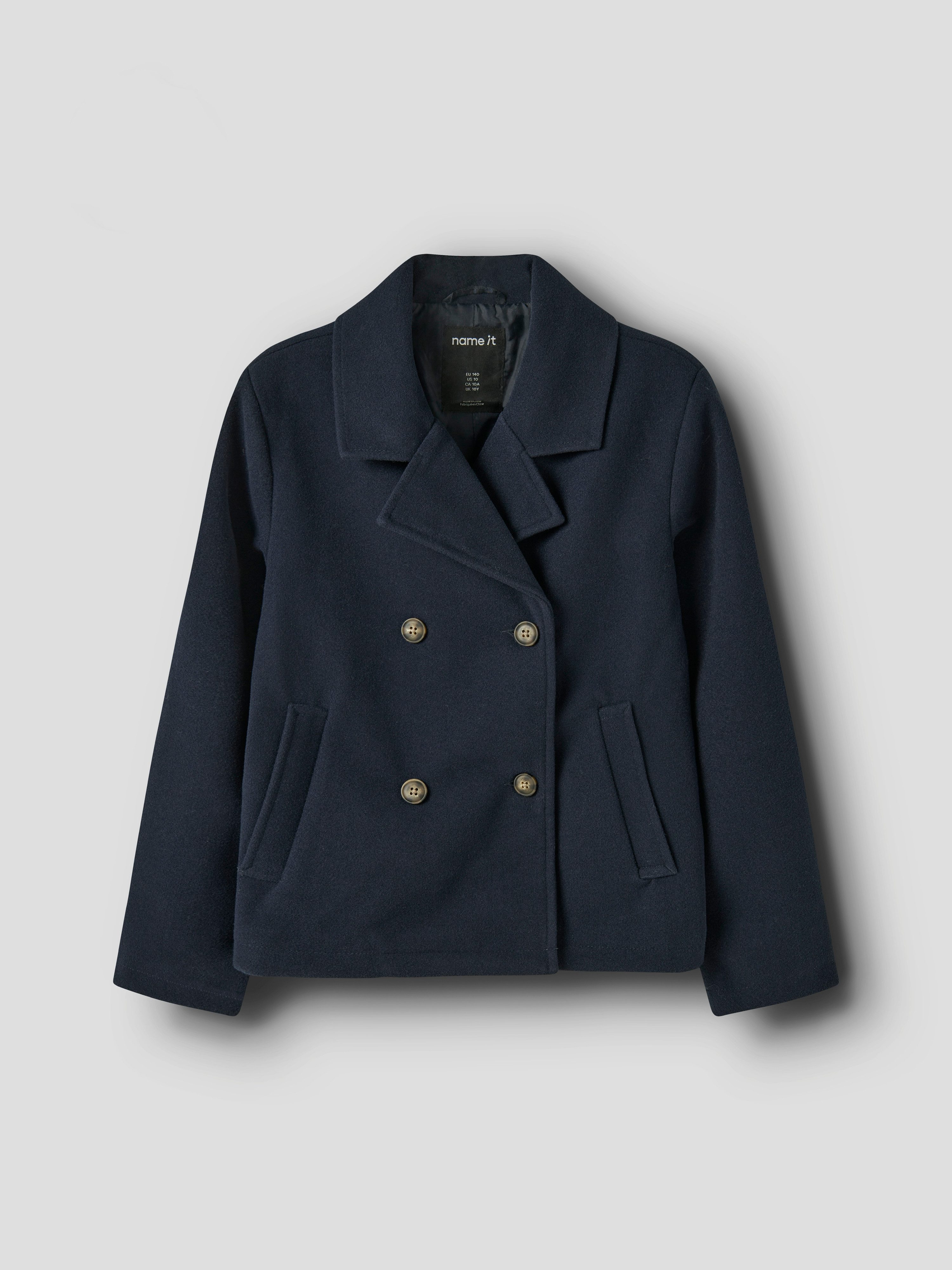 Name It Kurzjacke NKFMARIA COAT Kunstfaser, modische Jacke