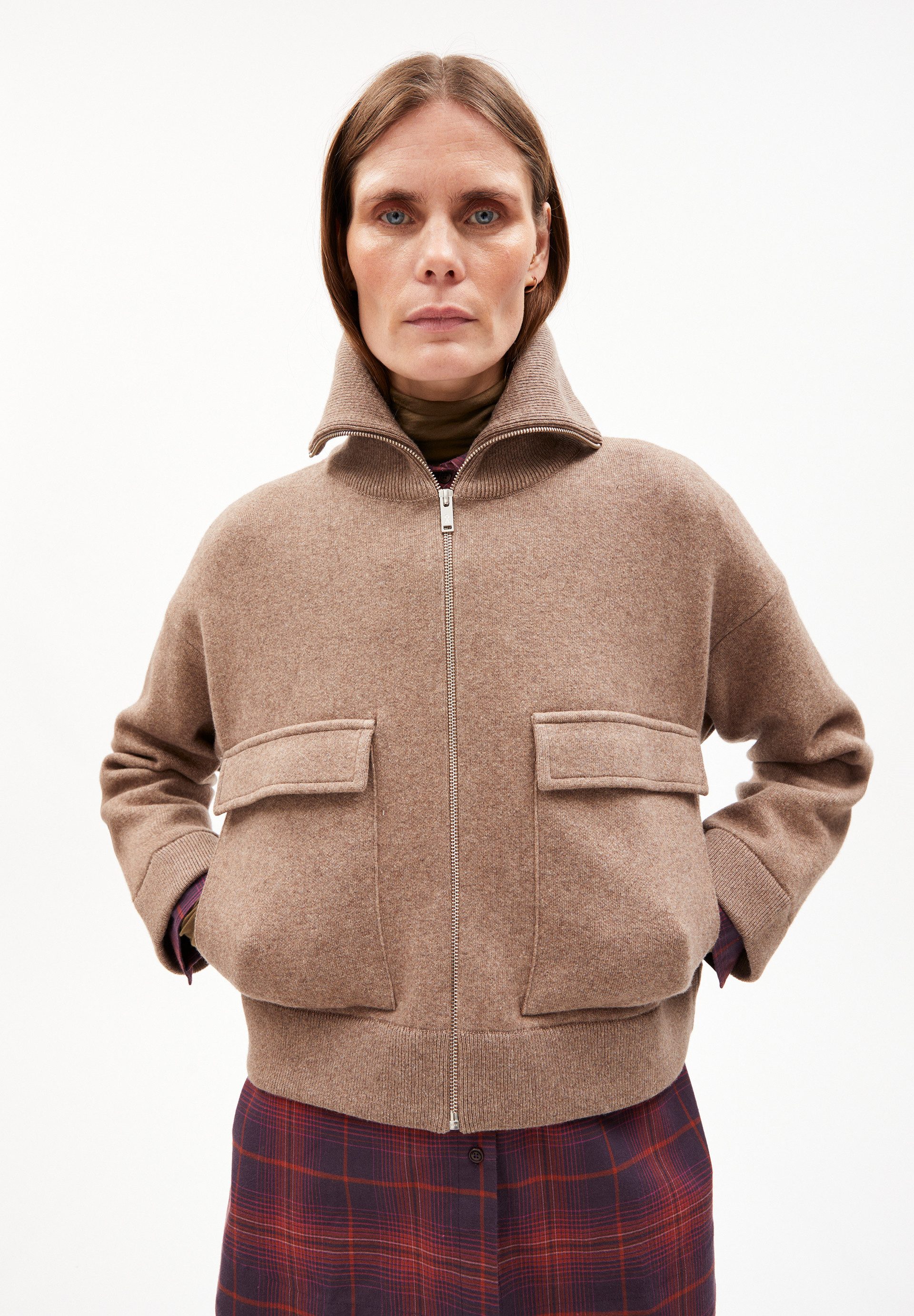 Armedangels Blouson JOANIAAS Strickjacke aus Bio-Woll günstig online kaufen