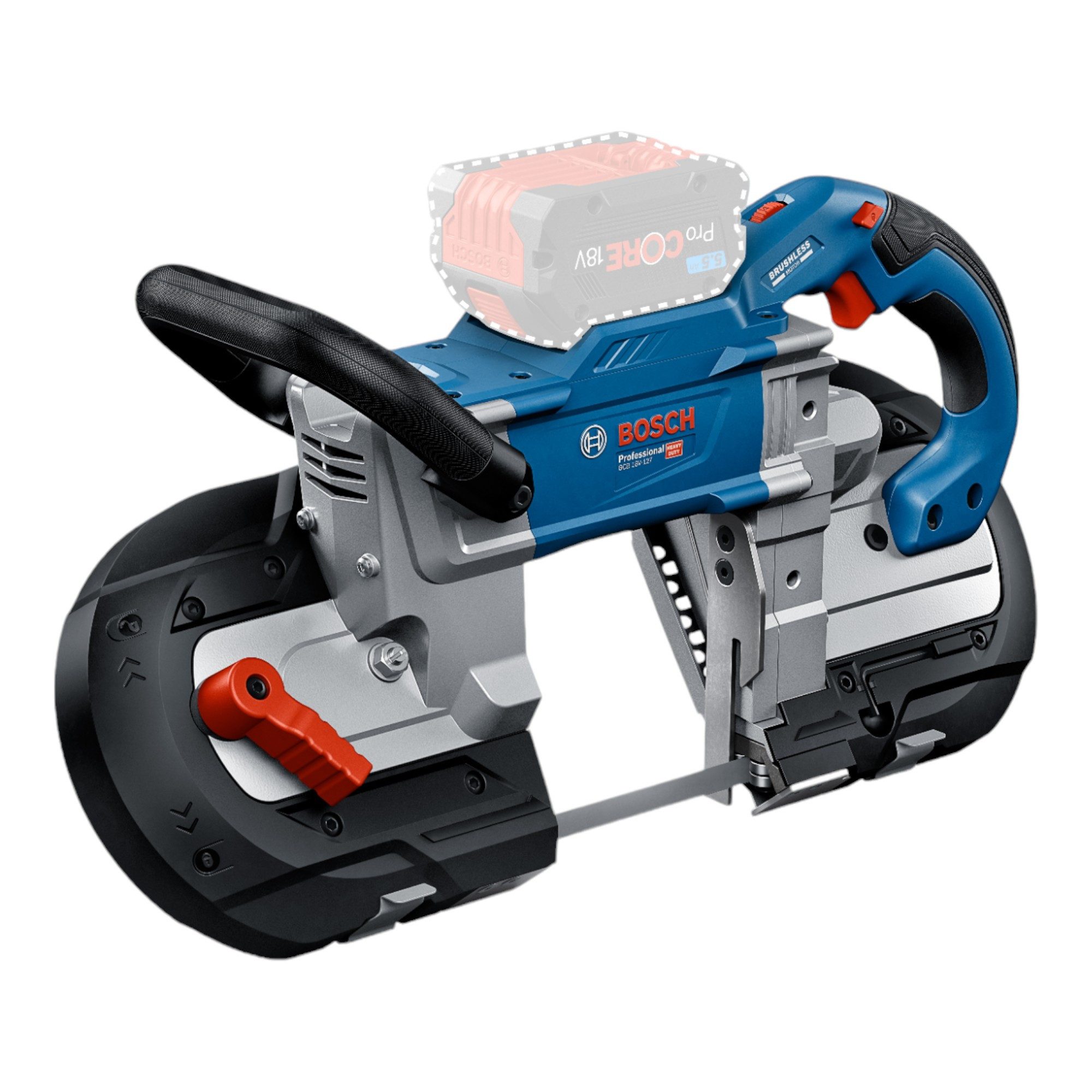 Bosch Professional Bandsäge GCB 18V-127 Professional 18 V 127 x 127 mm Brushless Solo (06012B7000)