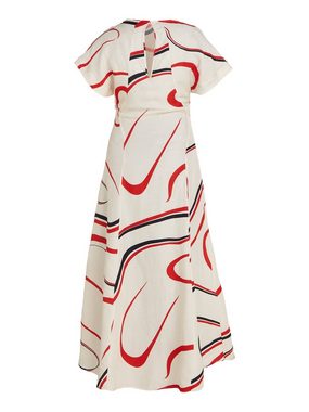 Tommy Hilfiger Midikleid RIBBON F&F SS MIDI DRESS mit Allover-Muster