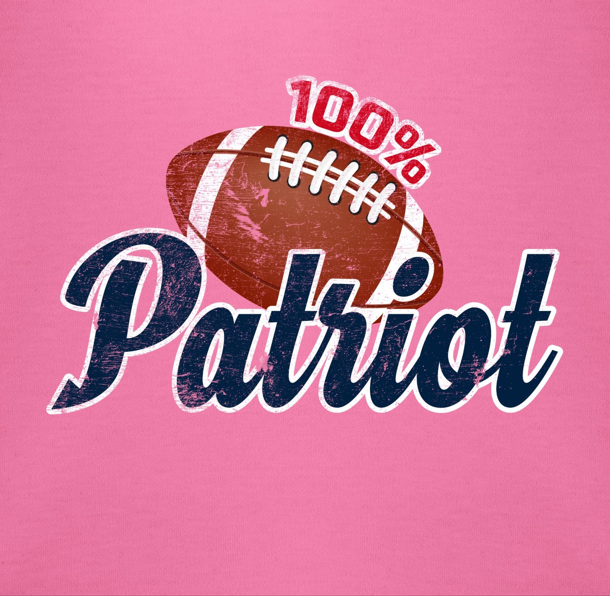 Patriot, Lätzchen Pink 2 Bewegung & Shirtracer Baby Sport 100%