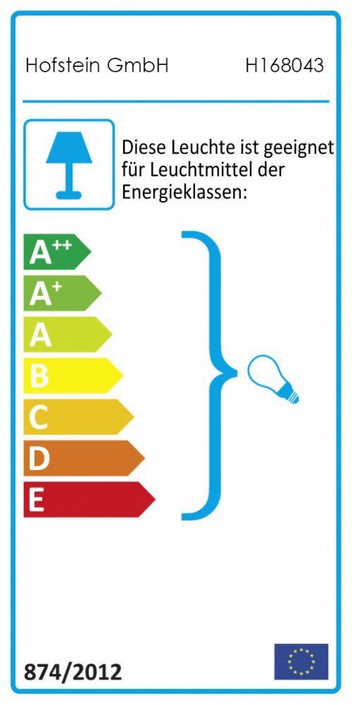 hofstein Außen-Wandleuchte »Verna« Außenwandlampe mit Bewegungsmelder, ohne Leuchtmittel, Erfassungswinkel 100°, Reichweite 1-8 Meter, Edelstahl, E27, IP44. € 69,99