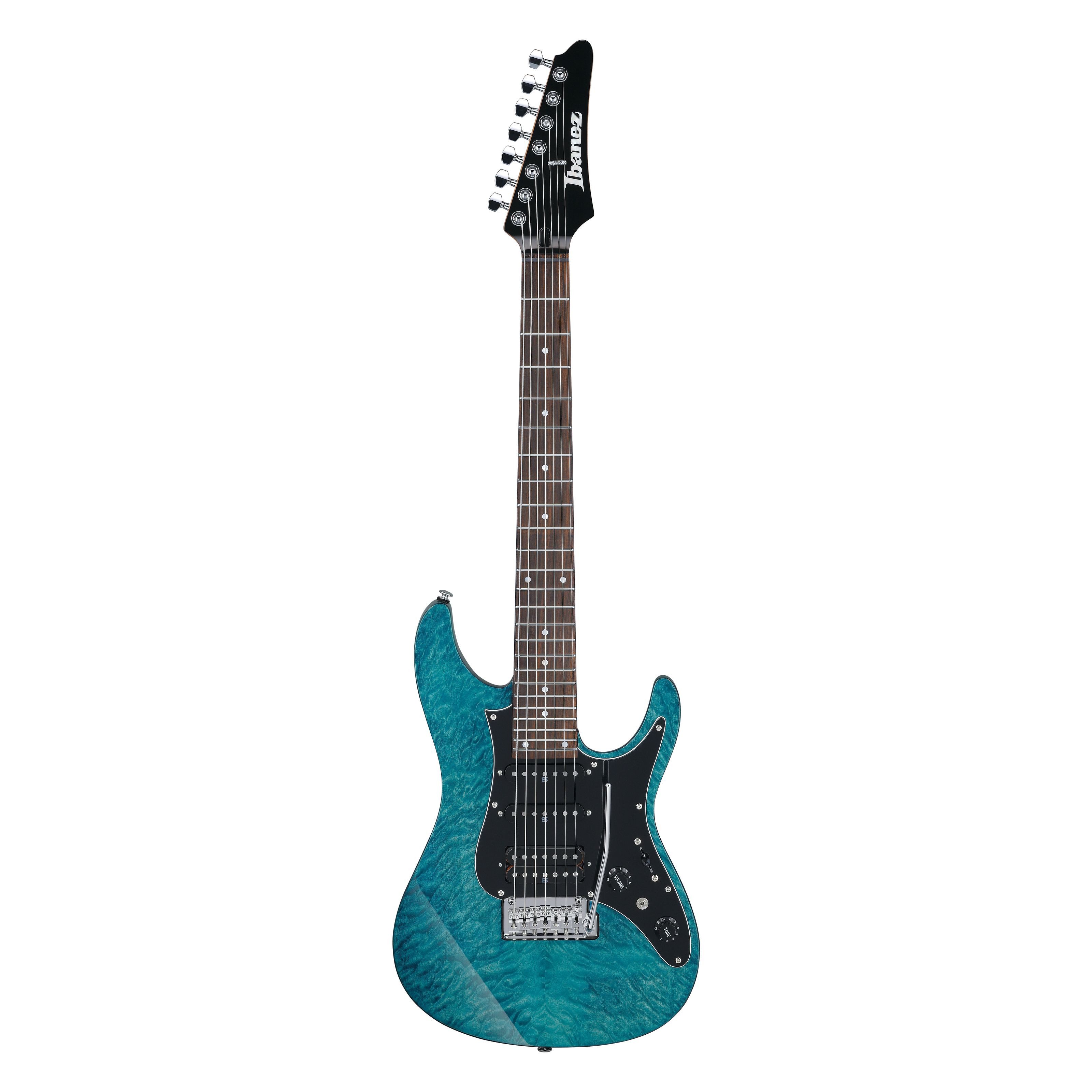 Ibanez E-Gitarre, E-Gitarren, Ibanez Modelle, Premium AZ447P1QM-COB 7-Saiter - E-Gitarre