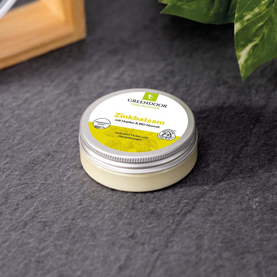 GREENDOOR Gesichtspflege Zinkbalsam bei Pickeln und Hautrötung