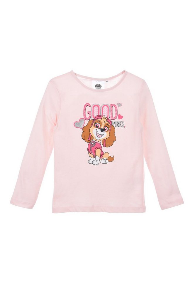 PAW PATROL Langarmshirt Skye Everest Kinder Mädchen Oberteil langarm  Longsleeve