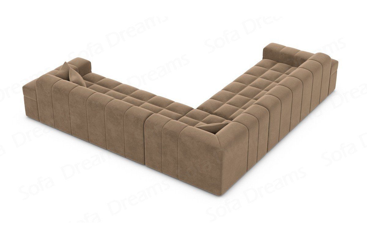 Sofa Dreams Ecksofa Polsterstoff Ecksofa Samt Modern Eckcouch Ibiza L Form Samtsofa Sofa, Loungesofa